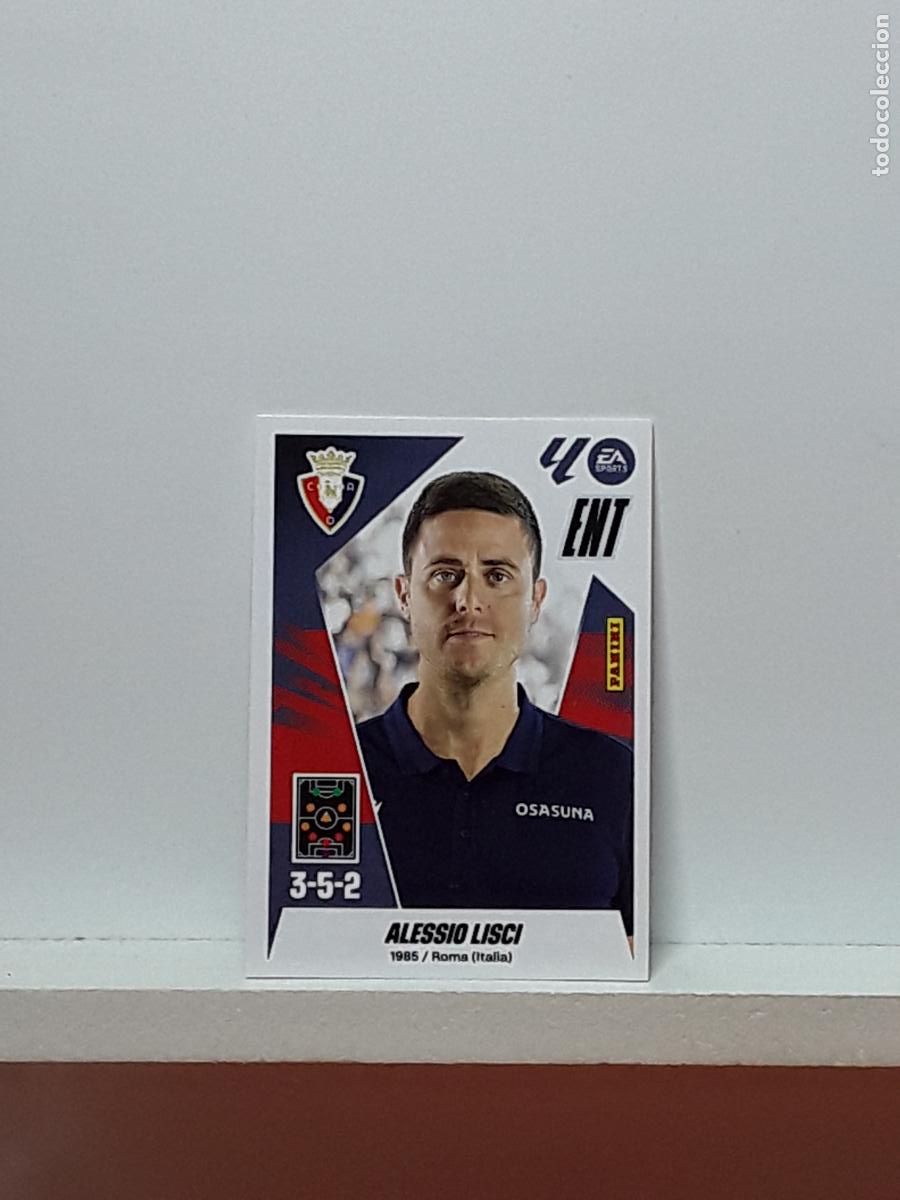 Cromos de F&uacute;tbol: LALIGA ESTE 2025 2026 EA SPORTS 25 26 ALBUM PANINI LIGA N 2 OSASUNA ENTRENADOR ALESSIO LISCI