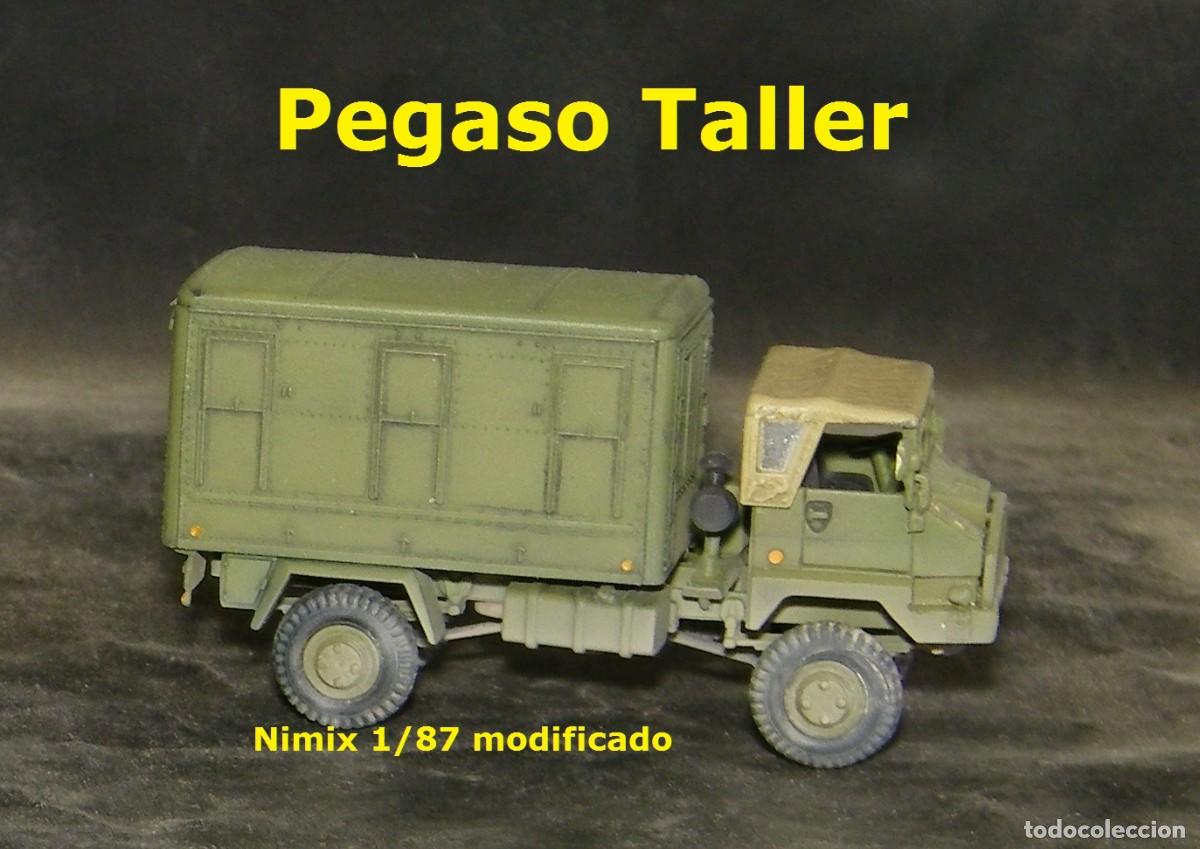 Cromos de f&uacute;tbol: Pegaso Taller, Nimix 1/87 modificado - Foto 1