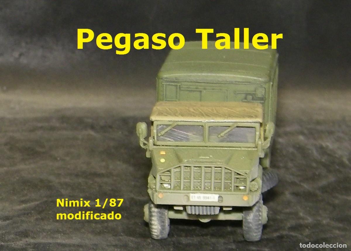 Cromos de f&uacute;tbol: Pegaso Taller, Nimix 1/87 modificado - Foto 3