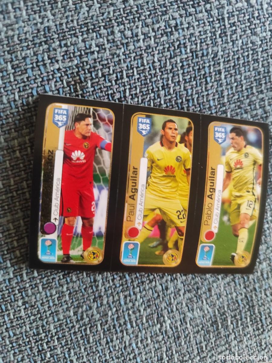 Cromos de F&uacute;tbol: 660 FIFA 365 2017 MOIS&Eacute;S MU&Ntilde;OZ / PAUL AGUILAR / PABLO AGUILAR - CLUB AM&Eacute;RICA -- 2016 16 17 CROMO STI
