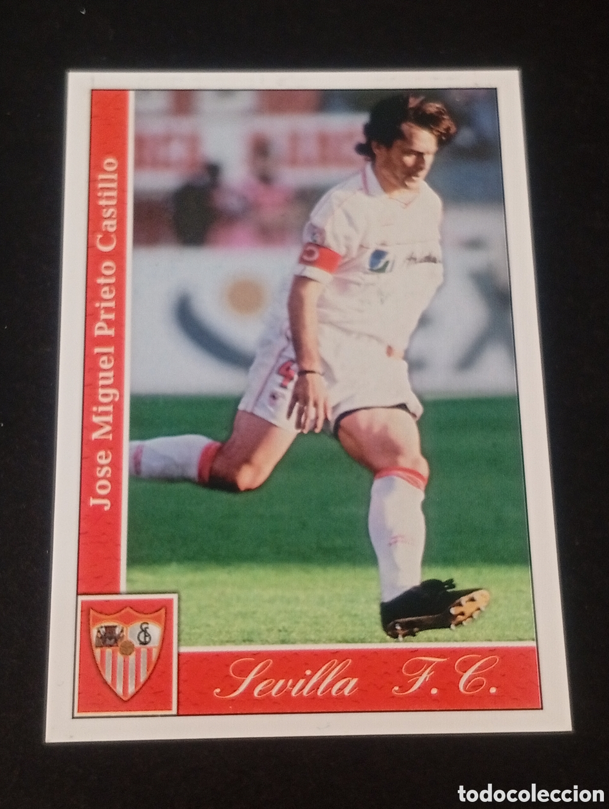 Fu&szlig;ball-Sticker: 363 PRIETO SEVILLA MUNDICROMO LIGA 2001 2002 MUNDICROMO FICHAS CROMO CARDS MEGACRACKS PANINI