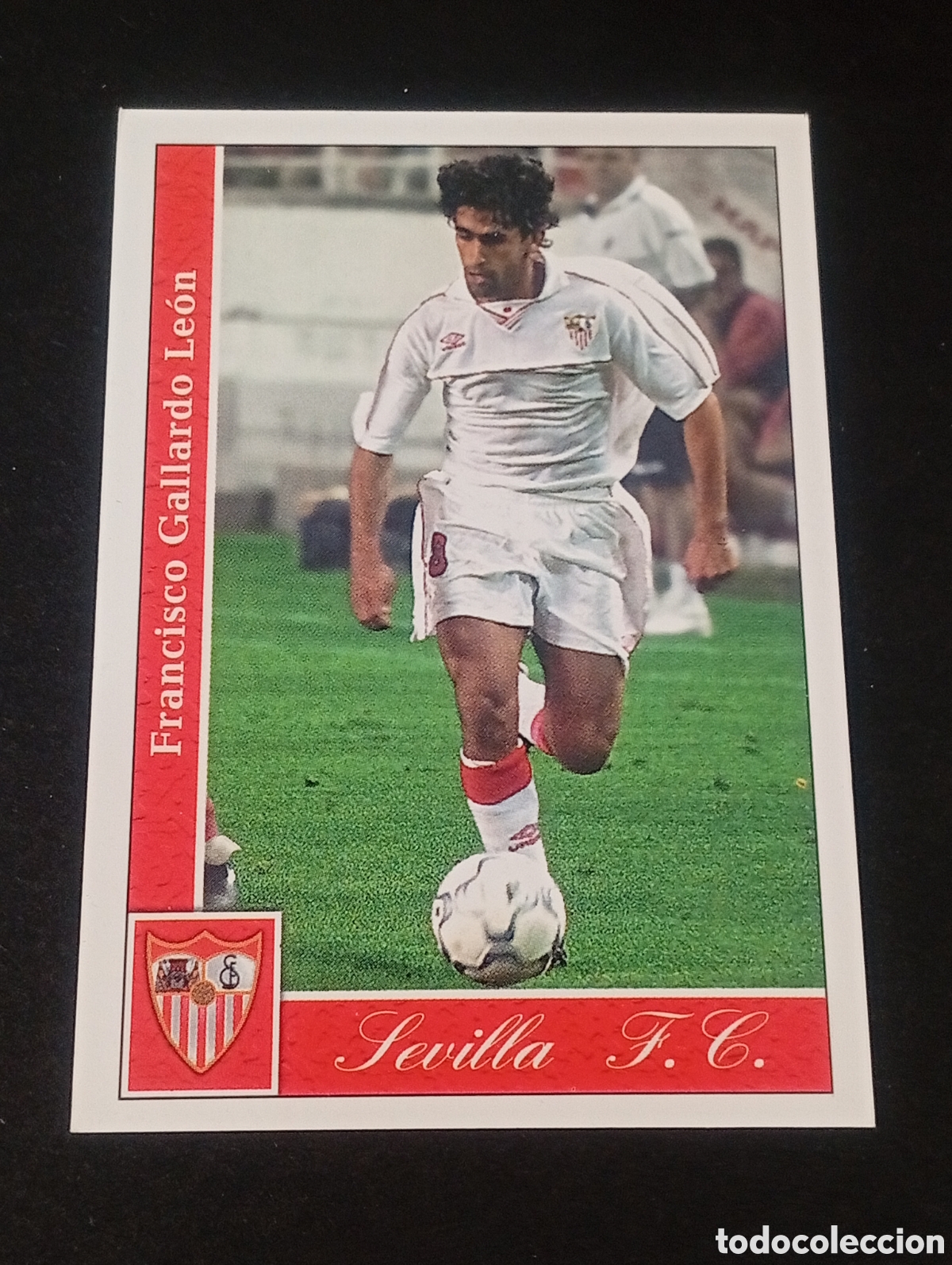 Fu&szlig;ball-Sticker: 375 GALLARDO SEVILLA MUNDICROMO LIGA 2001 2002 MUNDICROMO FICHAS CROMO CARDS MEGACRACKS PANINI