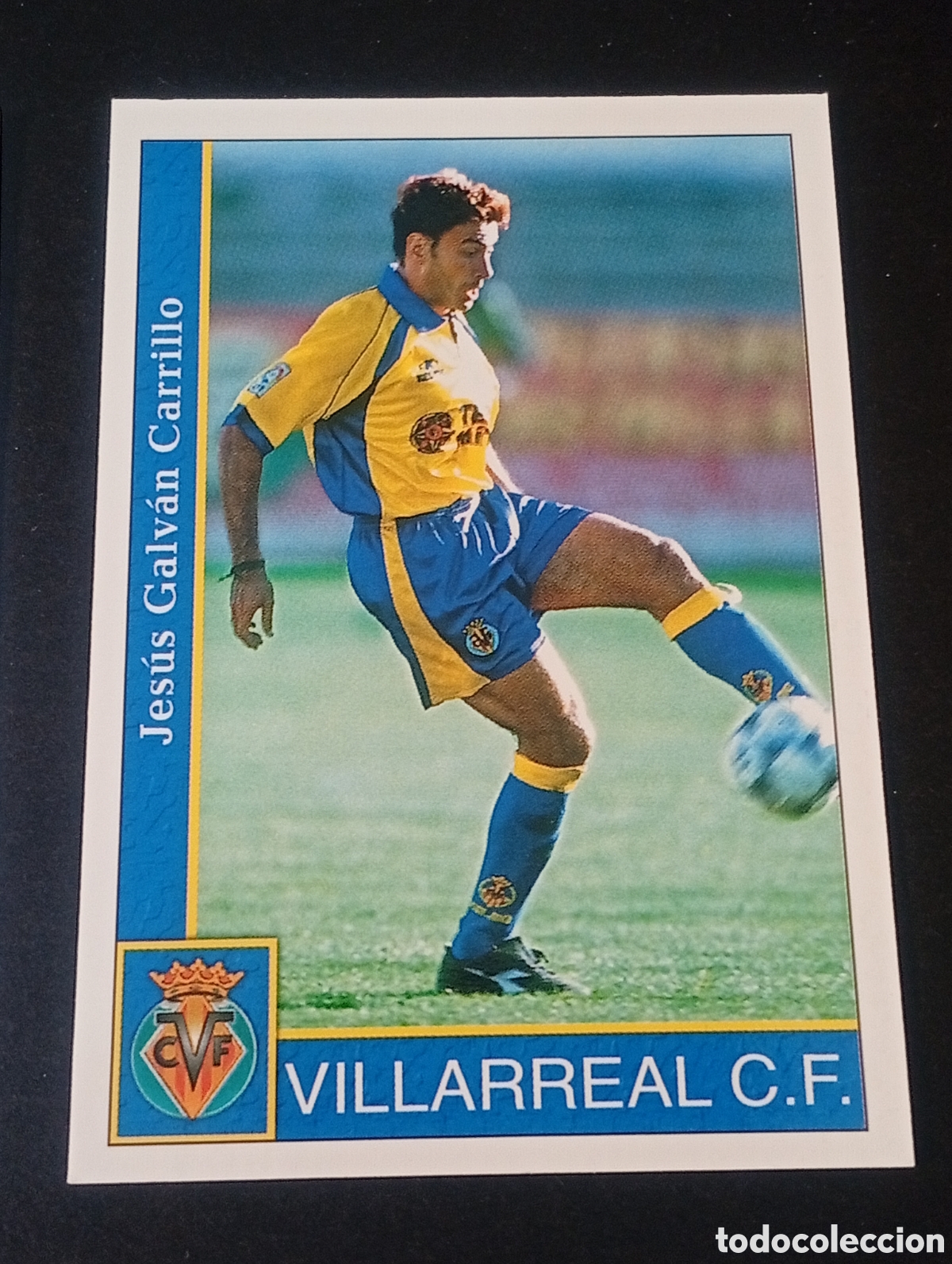 Fu&szlig;ball-Sticker: 132 GALVAN VILLARREAL MUNDICROMO LIGA 2001 2002 MUNDICROMO FICHA CROMO CARD PANINI
