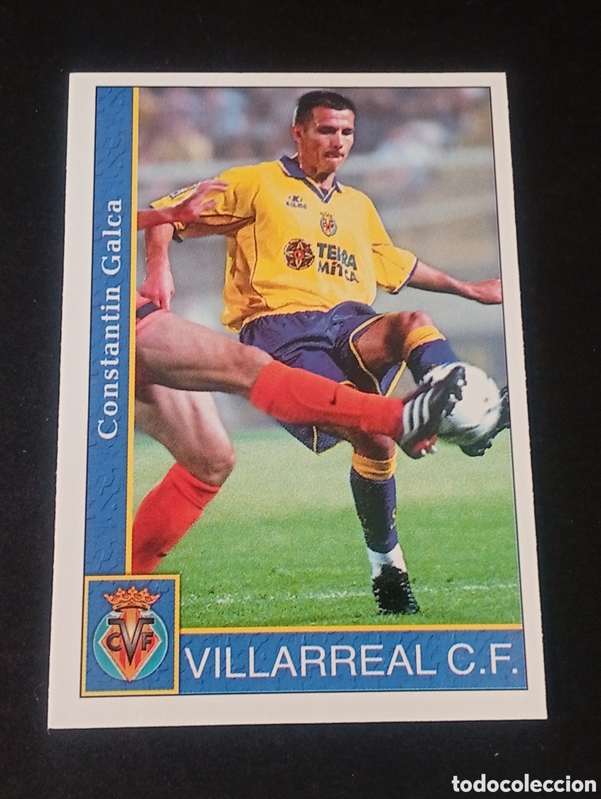 Fu&szlig;ball-Sticker: 142 GALCA VILLARREAL MUNDICROMO LIGA 2001 2002 MUNDICROMO FICHA CROMO CARD PANINI