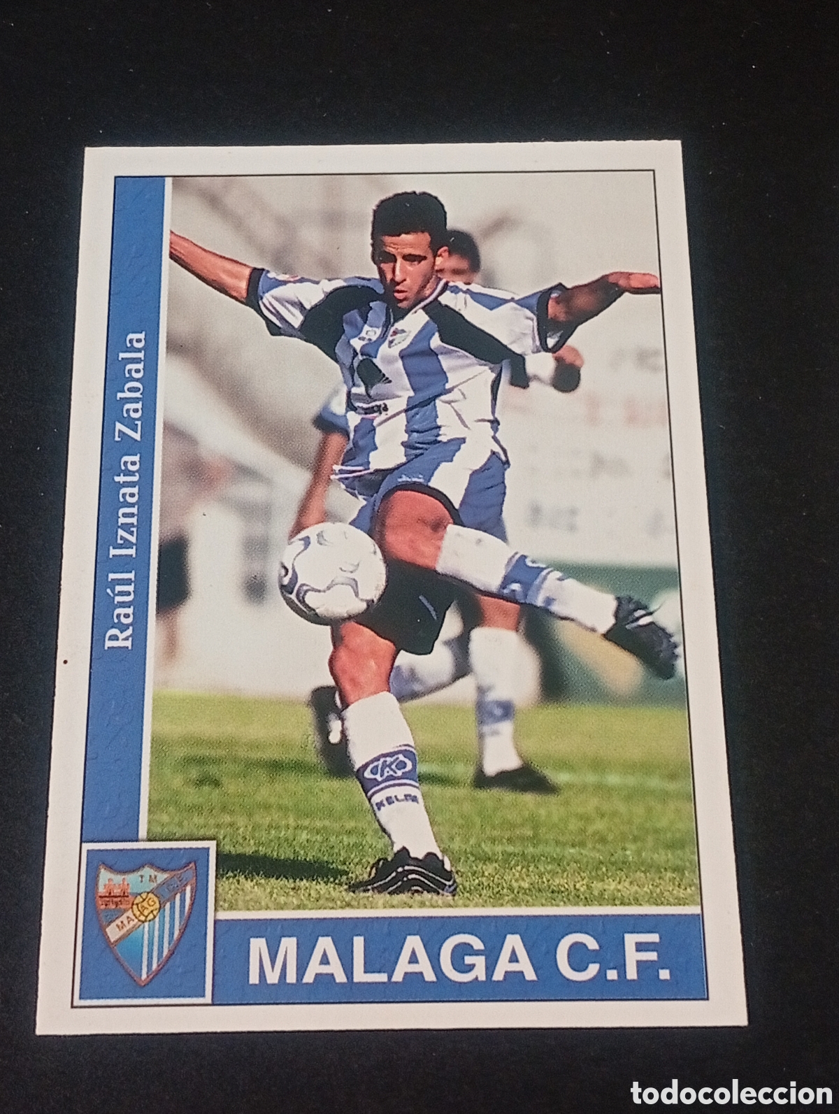 Figurine di Calcio: 160 IZNATA MALAGA MUNDICROMO LIGA 2001 2002 MUNDICROMO FICHA CROMO CARD PANINI