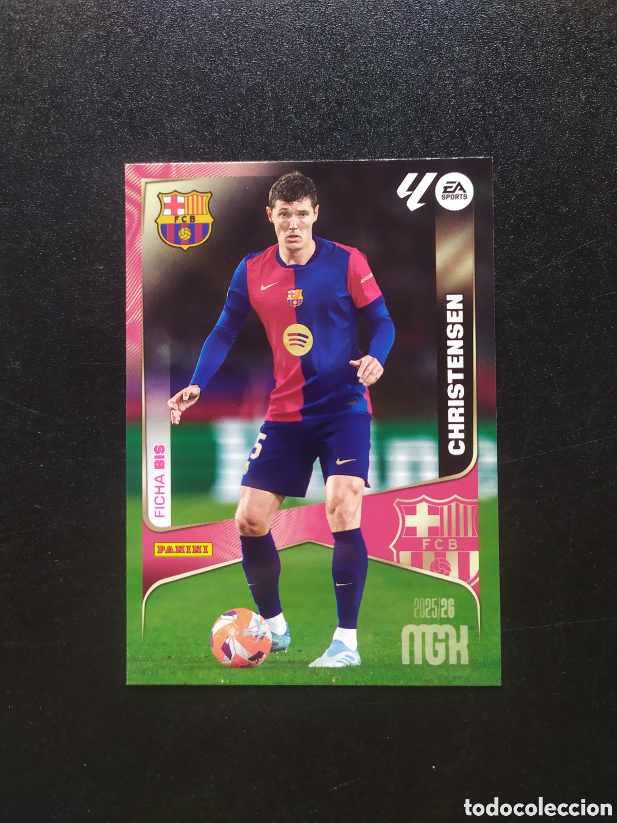 Cromos de F&uacute;tbol: Megacracks 2025 2026 25 26 panini Christensen n&deg; 79 bis Barcelona