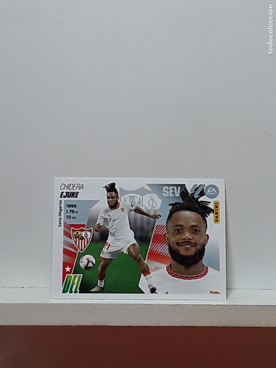 Cromos de f&uacute;tbol: LALIGA ESTE 2025 2026 EA SPORTS 25 26 ALBUM PANINI LIGA N 17 SEVILLA CHIDERA EJUKE