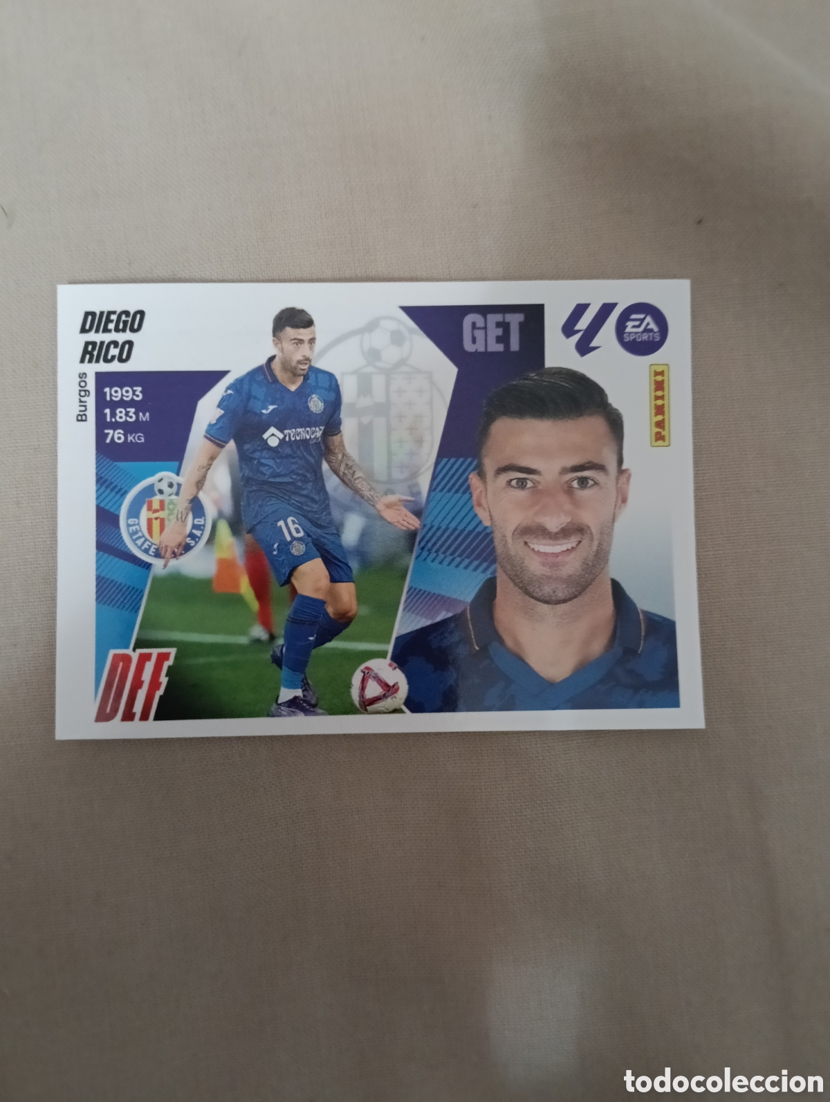 Fu&szlig;ball-Sticker: Panini 2025-26 DIEGO RICO GETAFE N&ordm;10