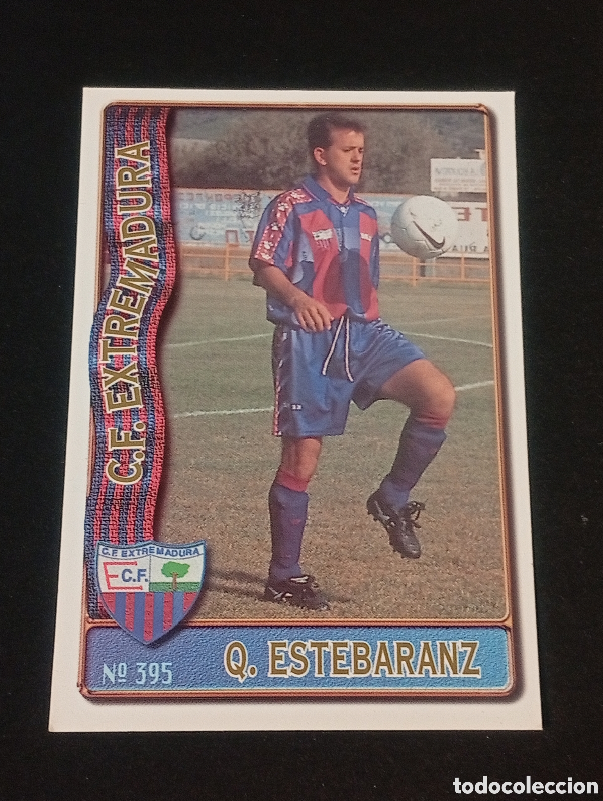 Cromos de f&uacute;tbol: 395 ESTEBARANZ EXTREMADURA 1996 1997 96 97 CROMOS CARDS MUNDICROMO FICHAS LIGA MEGACRACKS CROMOS.
