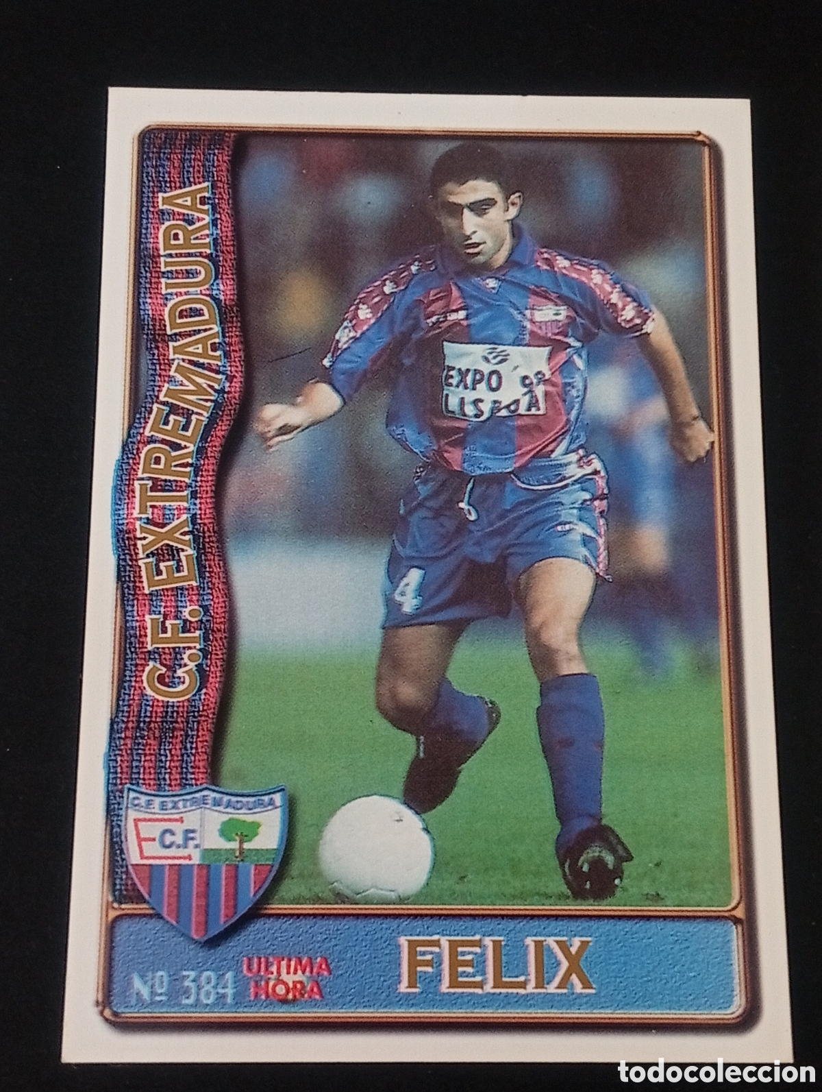 Football Stickers: 384 &uacute;ltima hora FELIX EXTREMADURA 1996 1997 96 97 CROMOS CARDS MUNDICROMO FICHAS MEGACRACKS CROMOS