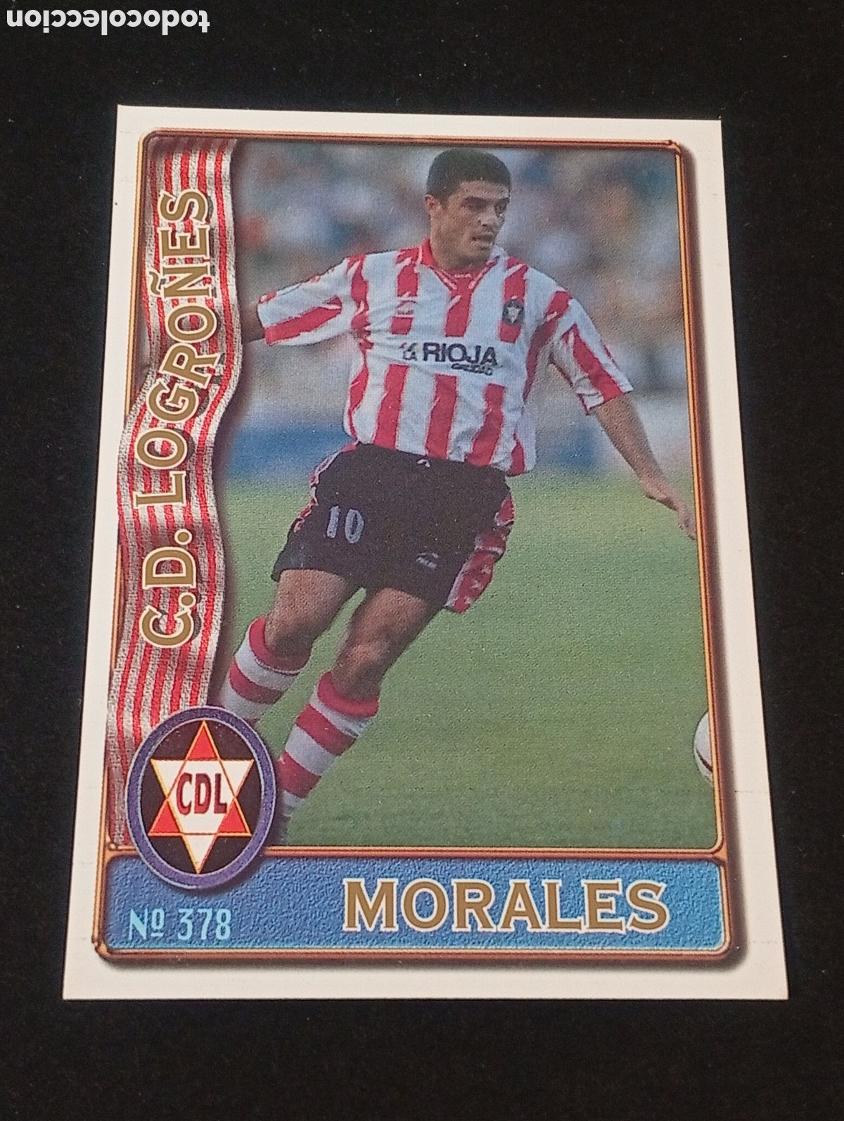 Figurine di Calcio: 378 MORALES LOGRO&Ntilde;ES 1996 1997 96 97 CROMOS CARDS MUNDICROMO FICHAS LIGA MEGACRACKS CROMOS.
