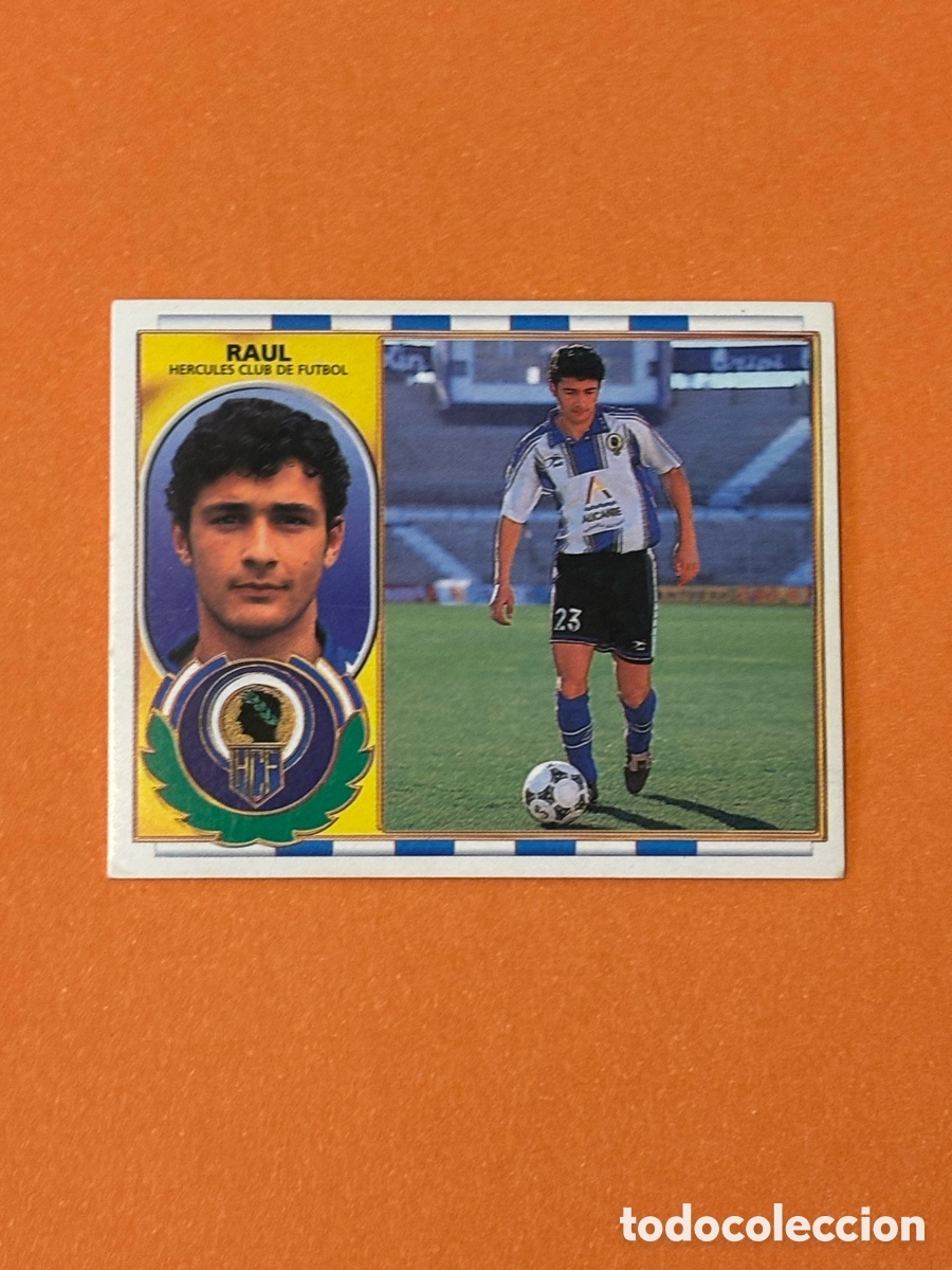 Cromos de Futebol: RAUL HERCULES CLUB DE FUTBOL LIGA ESTE 1996/97 96 97 NUNCA PEGADO SIN PEGAR