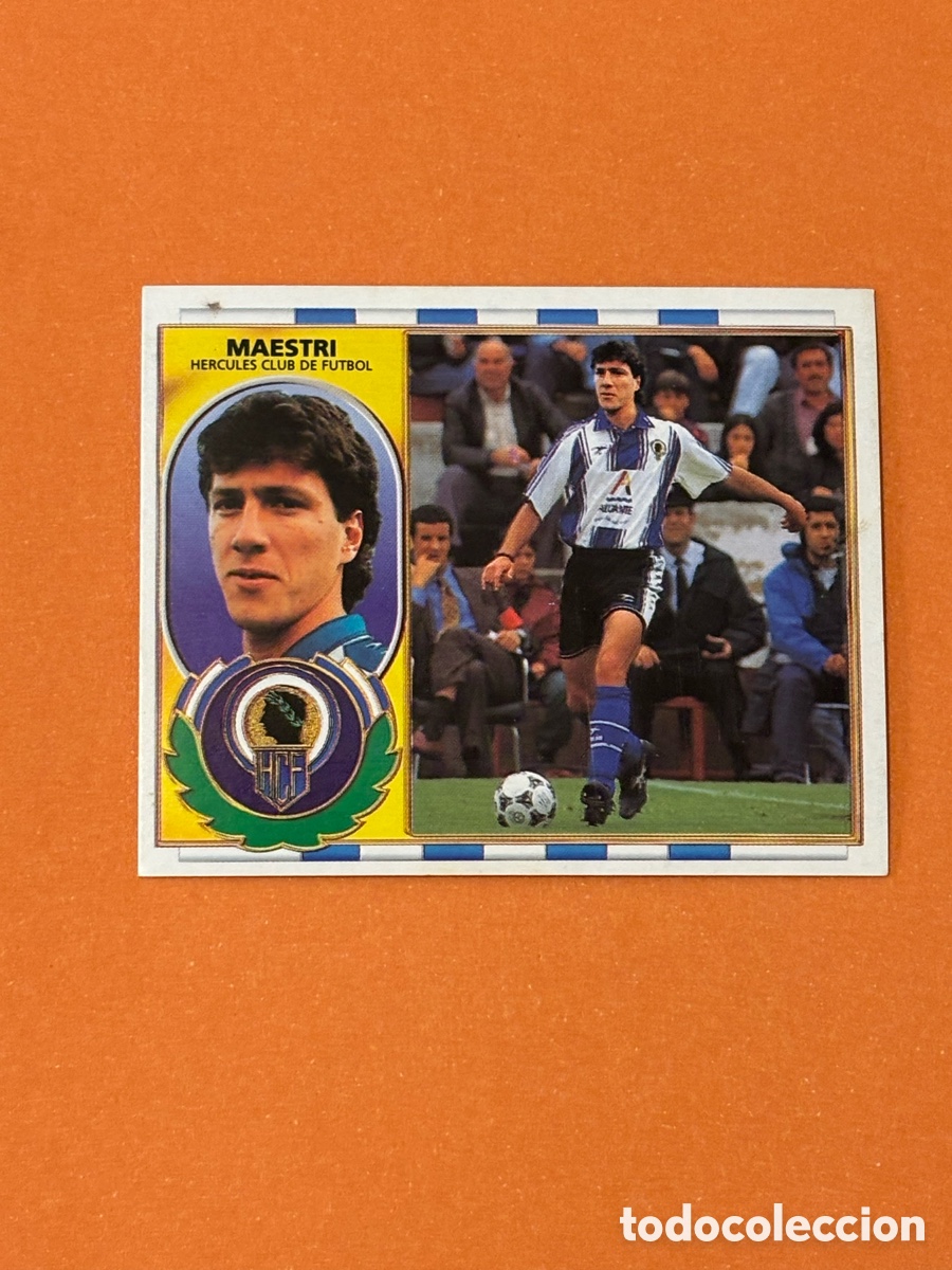 Cartes &agrave; collectionner de Football: MAESTRI HERCULES FICHAJE 8 LIGA ESTE 1996/97 96 97 NUNCA PEGADO SIN PEGAR