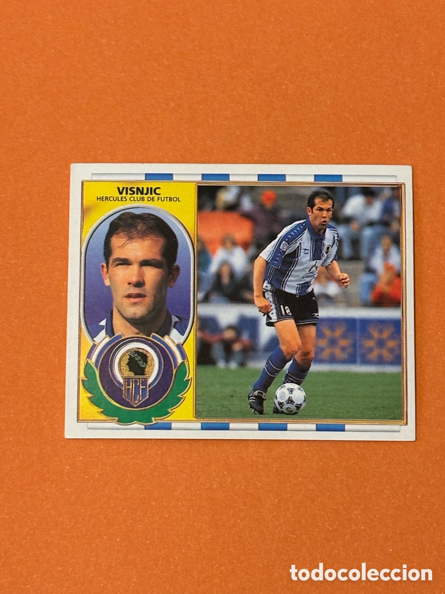 Cartes &agrave; collectionner de Football: VISNJIC HERCULES CLUB DE FUTBOL LIGA ESTE 1996/97 96 97 NUNCA PEGADO SIN PEGAR