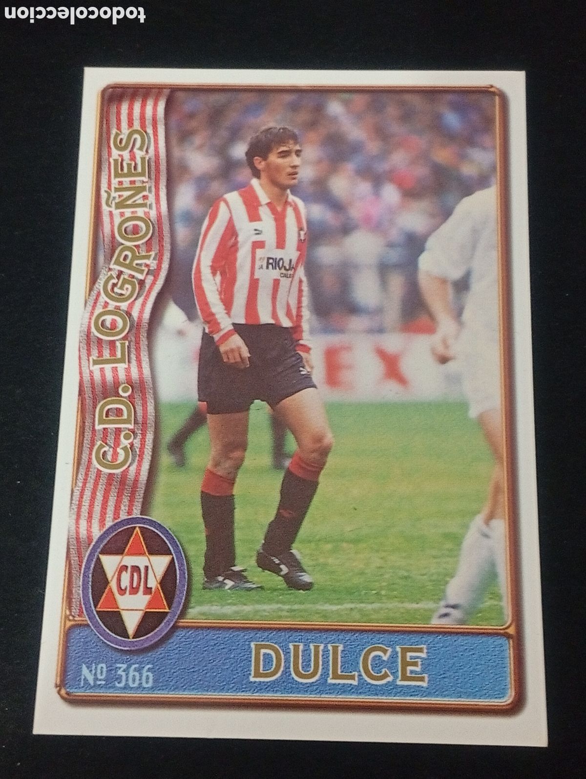 Cromos de Futebol: 366 DULCE LOGRO&Ntilde;ES 1996 1997 96 97 CROMOS CARDS MUNDICROMO FICHAS LIGA MEGACRACKS CROMOS.