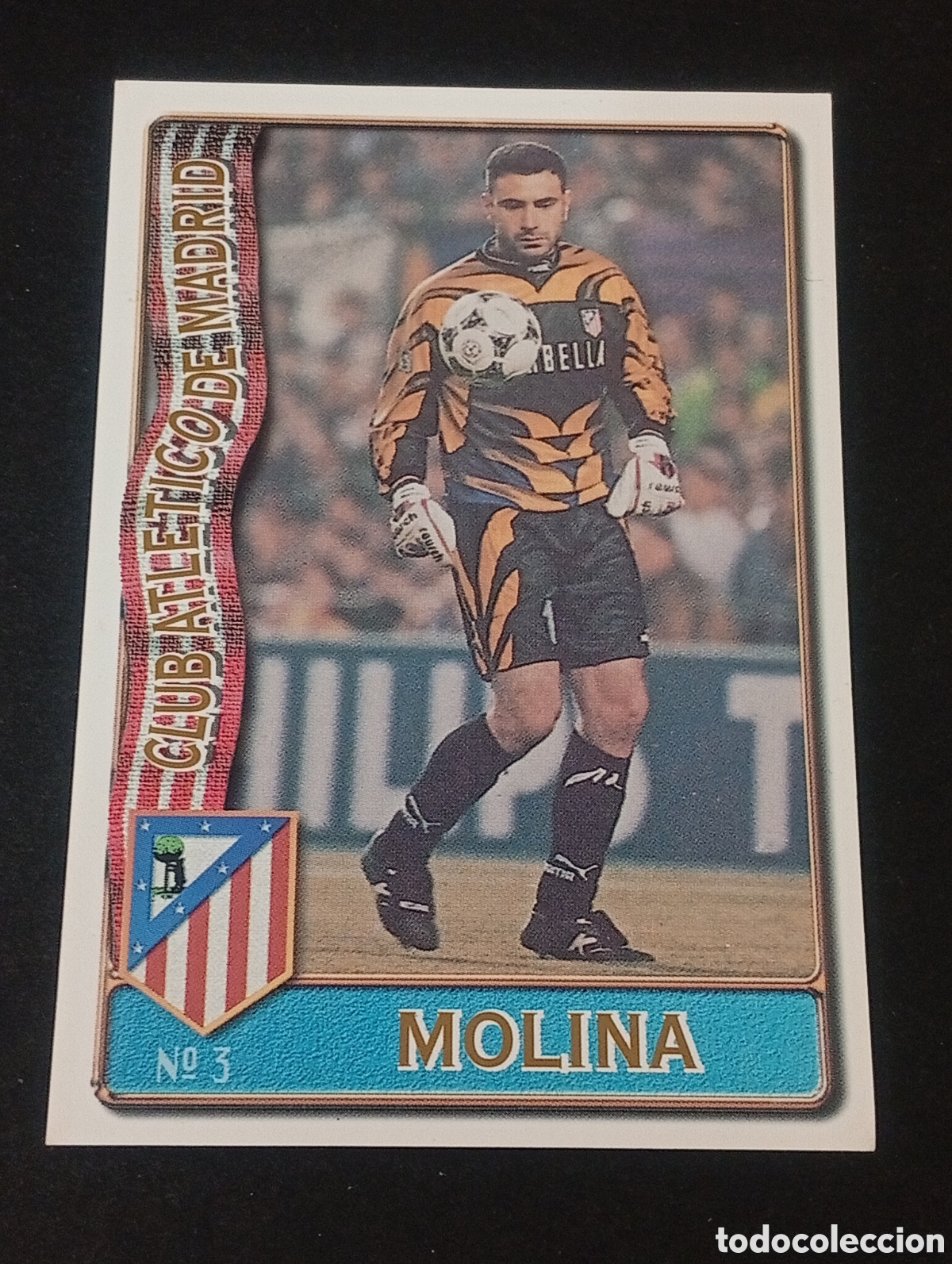 Cromos de f&uacute;tbol: 3 MOLINA ATL&Eacute;TICO DE MADRID 1996 1997 96 97 CROMOS CARDS MUNDICROMO FICHAS LIGA MEGACRACKS CROMOS.