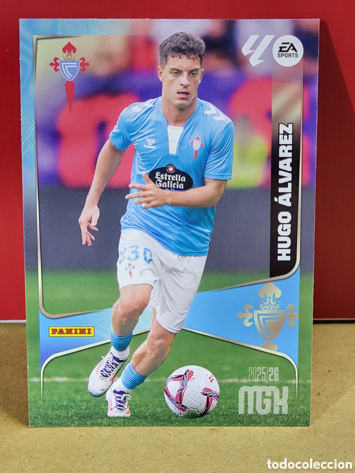 Figurine di Calcio: HUGO ALVAREZ CELTA N&ordm; 121 CROMO MGK MEGACRACKS 2025 2026 25 26