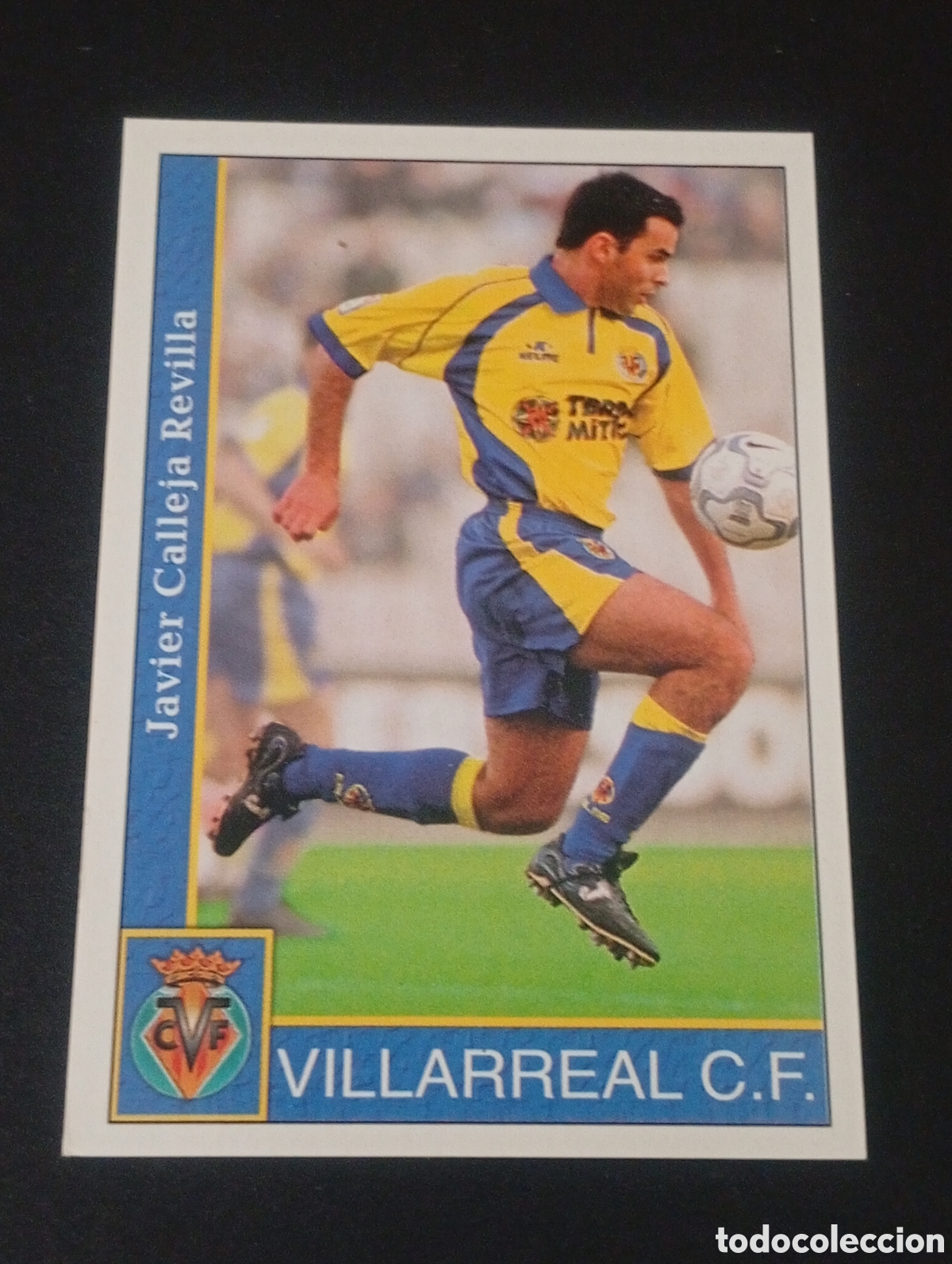 Fu&szlig;ball-Sticker: 144 CALLEJA VILLARREAL MUNDICROMO 2001 2002 MUNDICROMO CROMO CARD PANINI MEGACRACKS