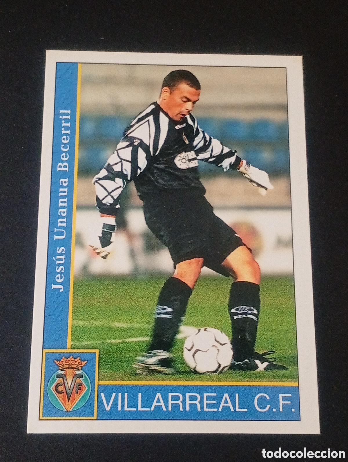 Fu&szlig;ball-Sticker: 130 UNANUA VILLARREAL MUNDICROMO 2001 2002 MUNDICROMO CROMO CARD PANINI MEGACRACKS