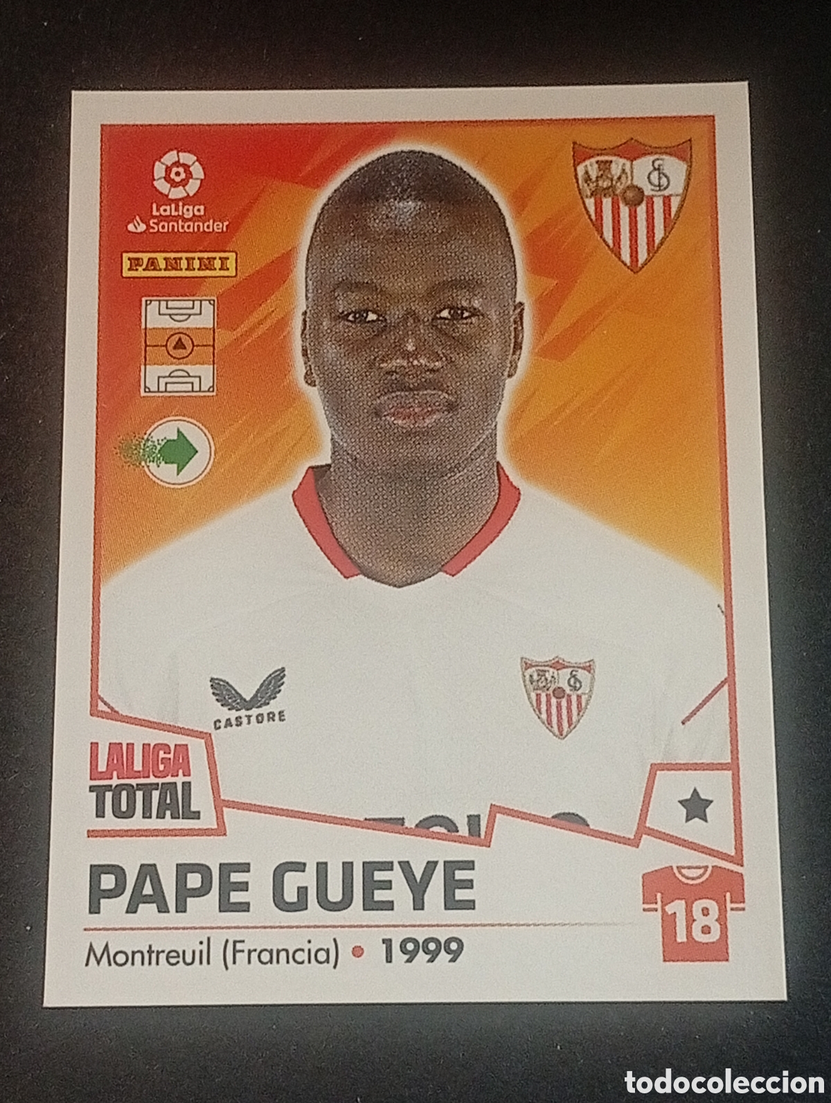 Cromos de f&uacute;tbol: 364 PEPE GUEYE SEVILLA LALIGA TOTAL 2022 2023 22 23 LA LIGA PANINI CROMOS STICKERS