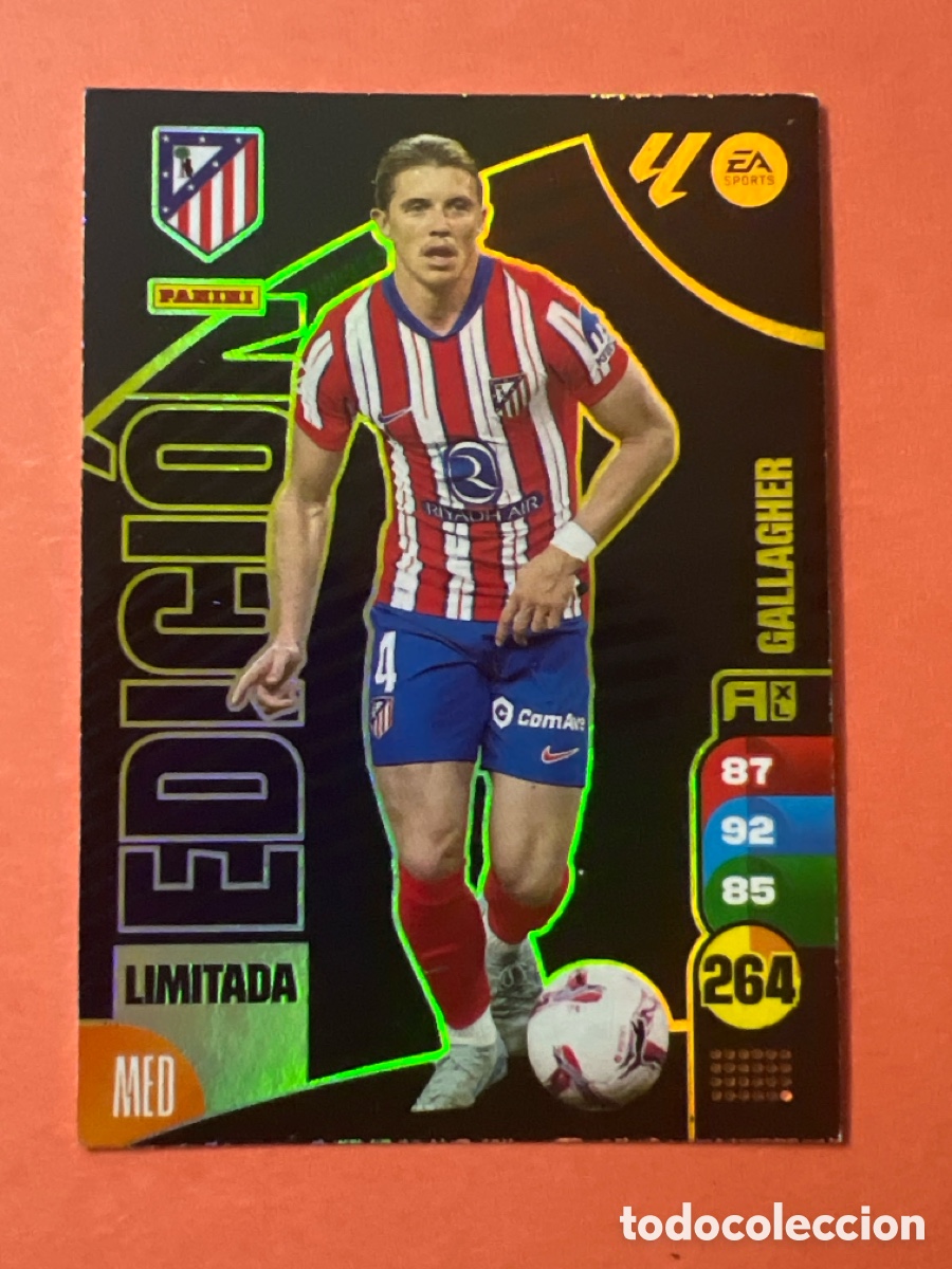 Fu&szlig;ball-Sticker: C3711. ADRENALYN XL 2024-25. 435. GALLAGHER &rdquo;EDICION LIMITADA&rdquo;. AT.MADRID.
