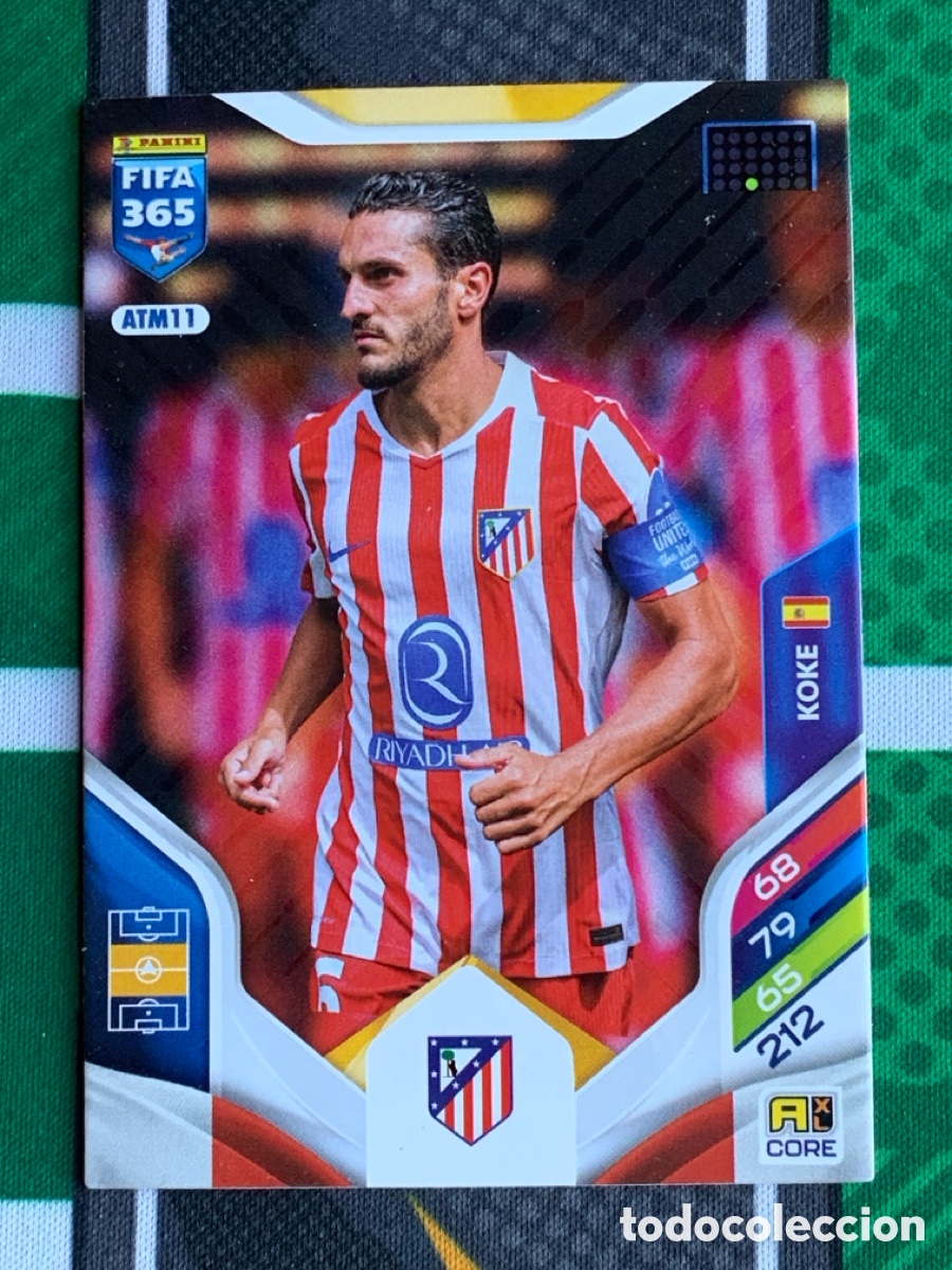 Cromos de f&uacute;tbol: ATM11 Koke Atl&eacute;tico de Madrid CORE ADRENALYN FIFA 365 2026