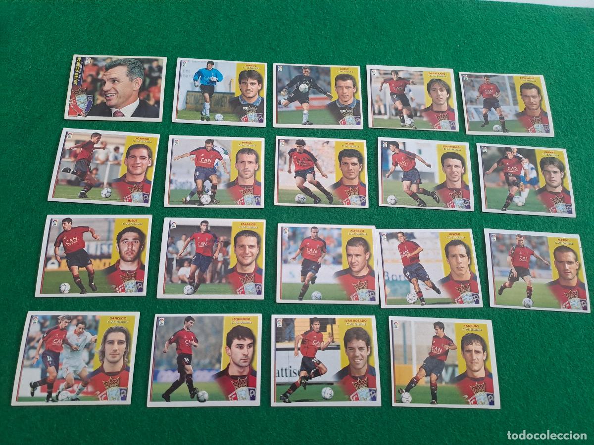 Figurine di Calcio: lote de 19 cromos de liga este 2002 2003 02/03 osasuna nunca pegado