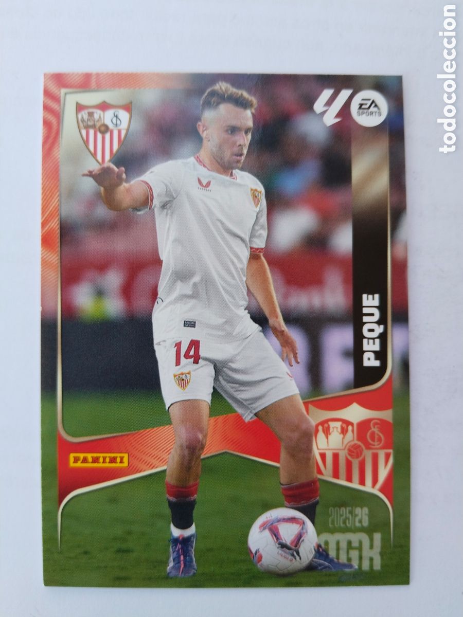 Cromos de f&uacute;tbol: Megacracks 2025-26 n&deg; 338 Peque - Sevilla