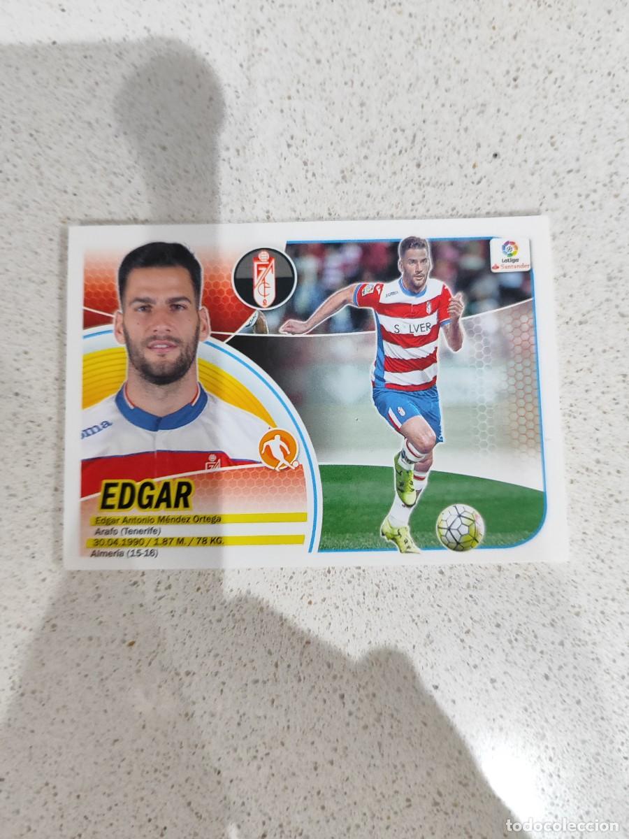 Figurine di Calcio: CROMO N&Uacute;MERO 13A EDGAR GRANADA. LIGA ESTE 16/17.