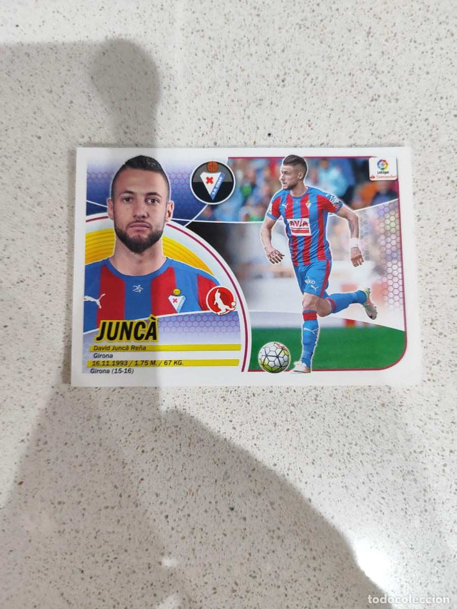 Cromos de f&uacute;tbol: CROMO N&Uacute;MERO 7A JUNC&Aacute; EIBAR. LIGA ESTE 16/17. - Foto 1