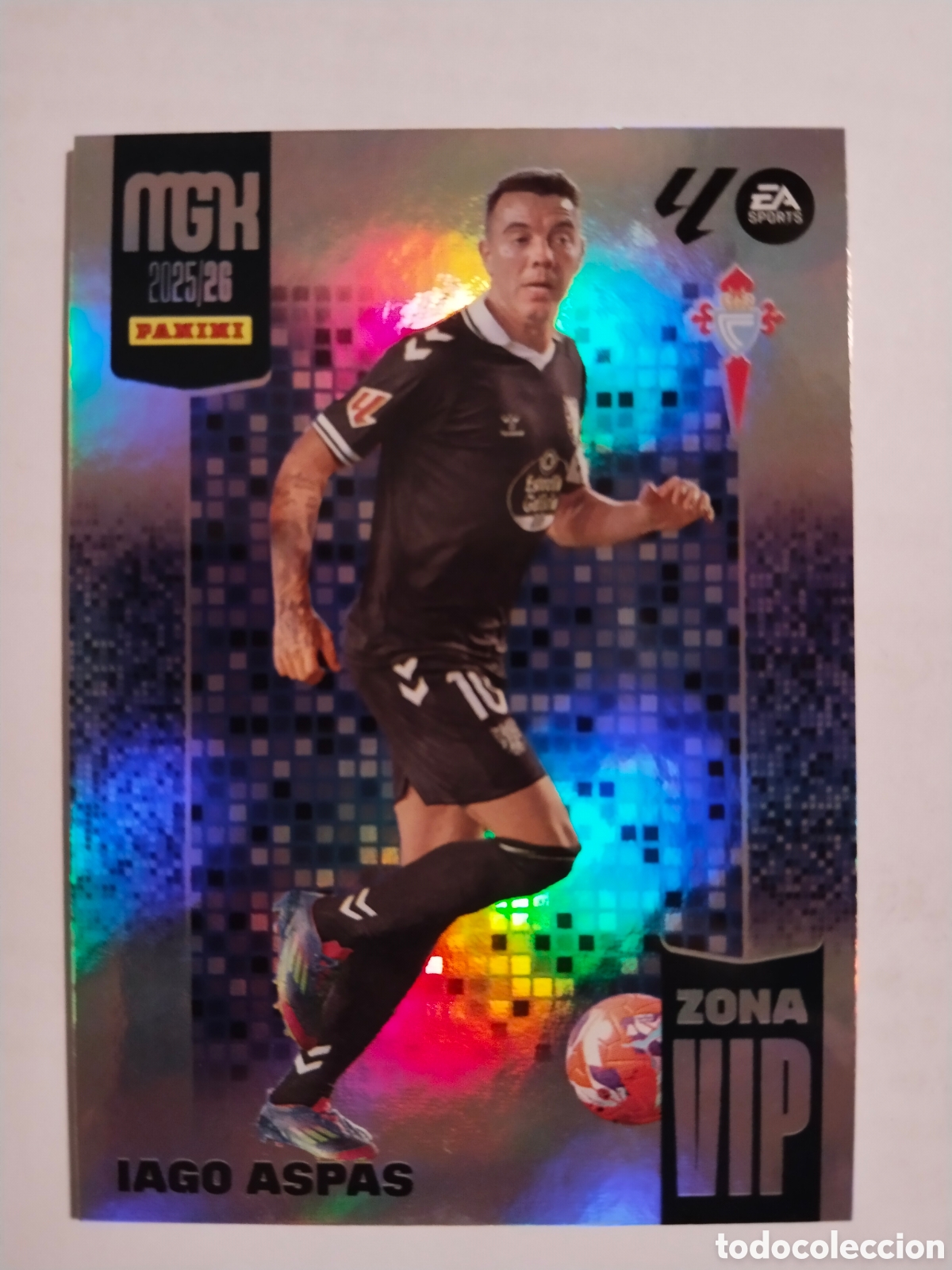 Cromos de F&uacute;tbol: Megacracks 2025-26 n&deg; 395 Iago Aspas - Celta de Vigo ( zona vip )