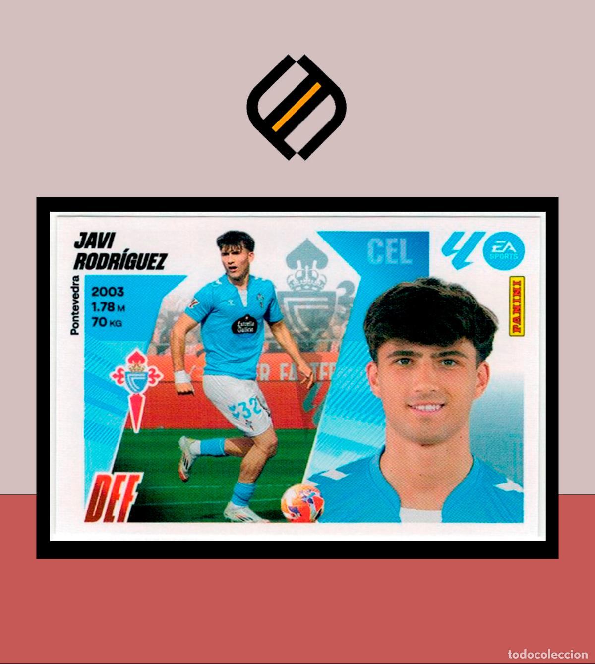 Cromos de F&uacute;tbol: LIGA ESTE 2025 2026 25 26 PANINI CELTA VIGO N&ordm; 5 JAVI RODR&Iacute;GUEZ COLECCI&Oacute;N STICKER ALB&Uacute;M