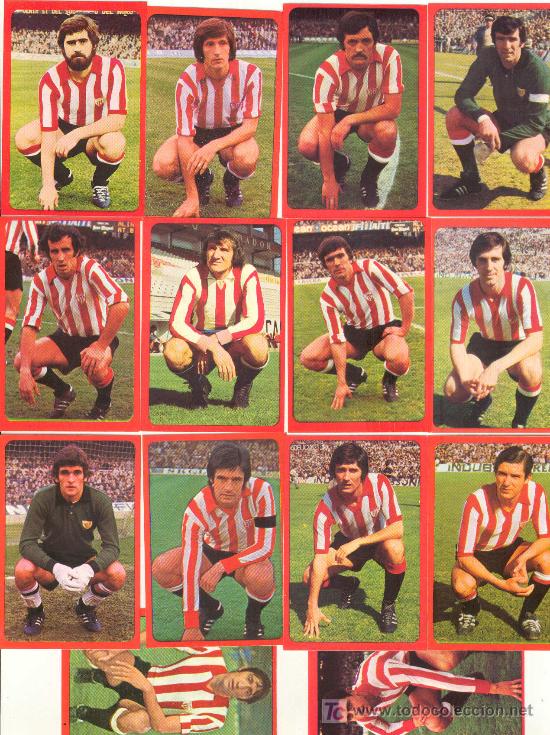 Figurine di Calcio: (2921-F)CROMOS FUTBOL AT.BILBAO CAMPEONATO NACIONAL 1977-78 A 2,50 EUROS LA UNIDAD.