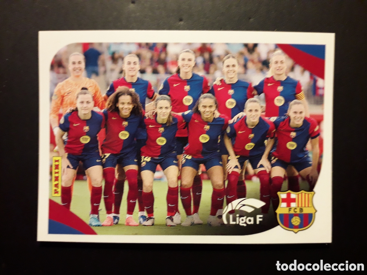 Cromos de f&uacute;tbol: EQUIPO ALINEACI&Oacute;N FC BARCELONA N&deg; 43 LIGA F FEMENINA 2024 2025 24 25 PANINI PEDIDO M&Iacute;NIMO 3&euro;
