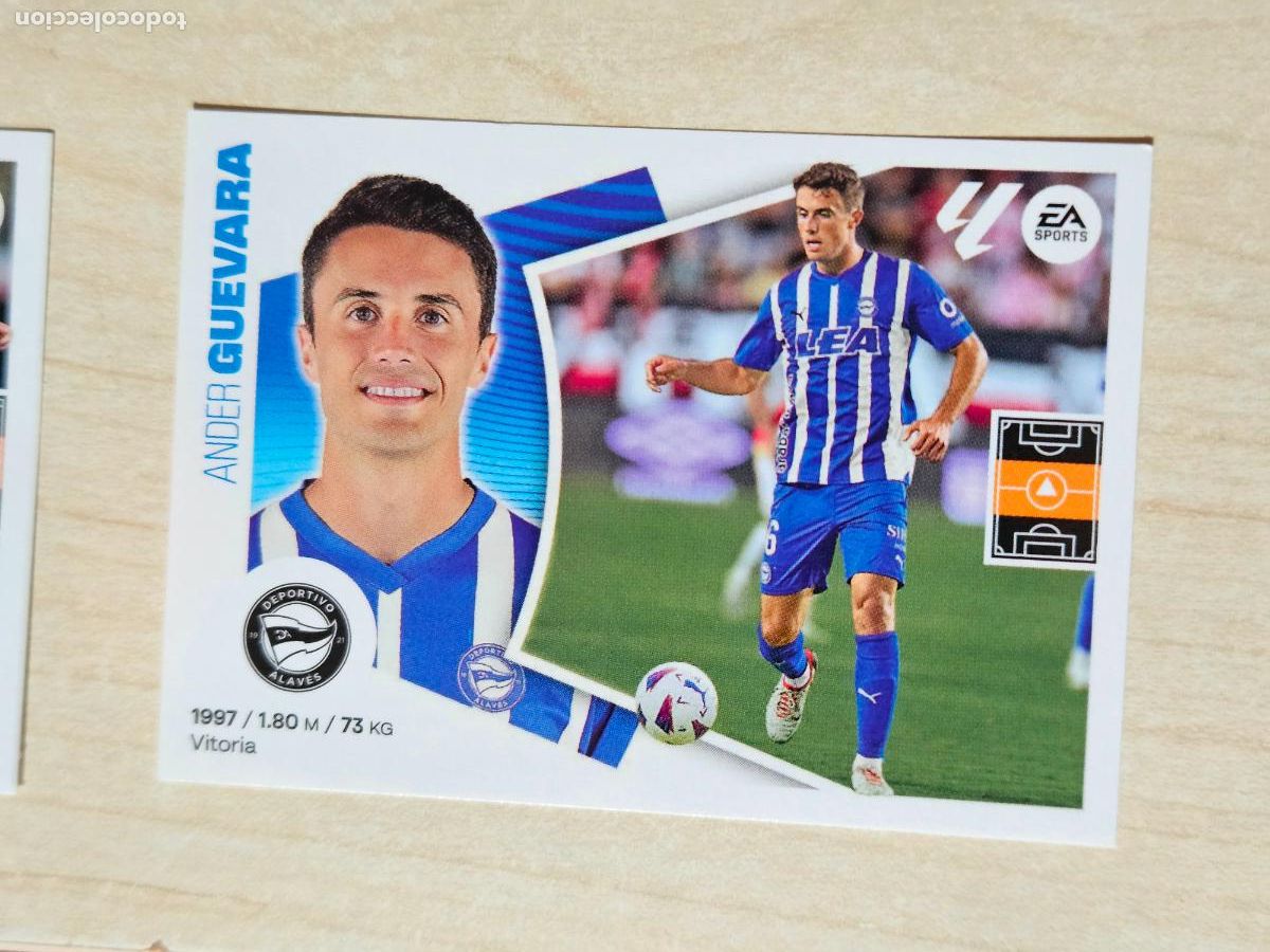 Fu&szlig;ball-Sticker: 11 GUEVARA - CROMO - ESTE 2024 2025 - 24 25 - CROMO SIN PEGAR - ALAVES