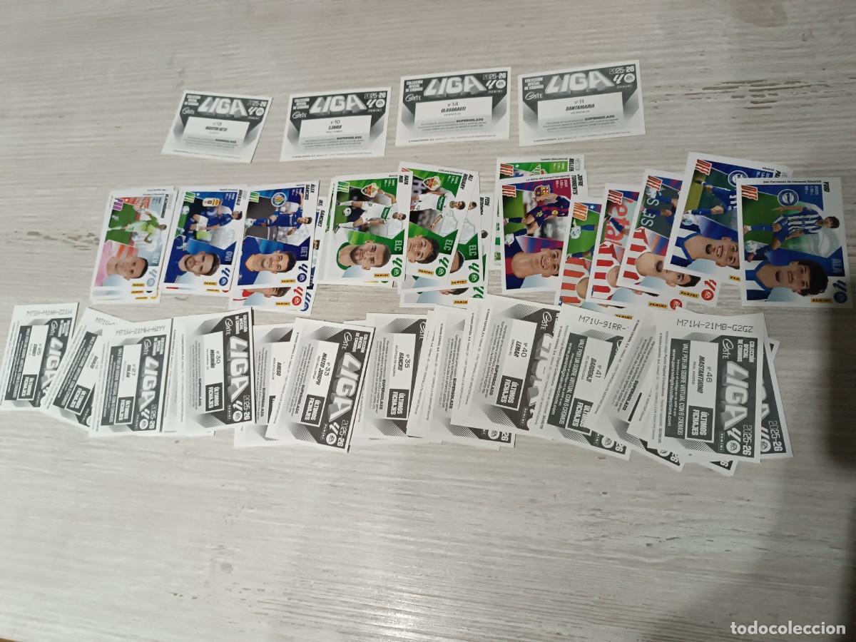 Cromos de f&uacute;tbol: LOTE TERCERA EDICI&Oacute;N COMPLETA LIGA ESTE 25 26 2025 2016