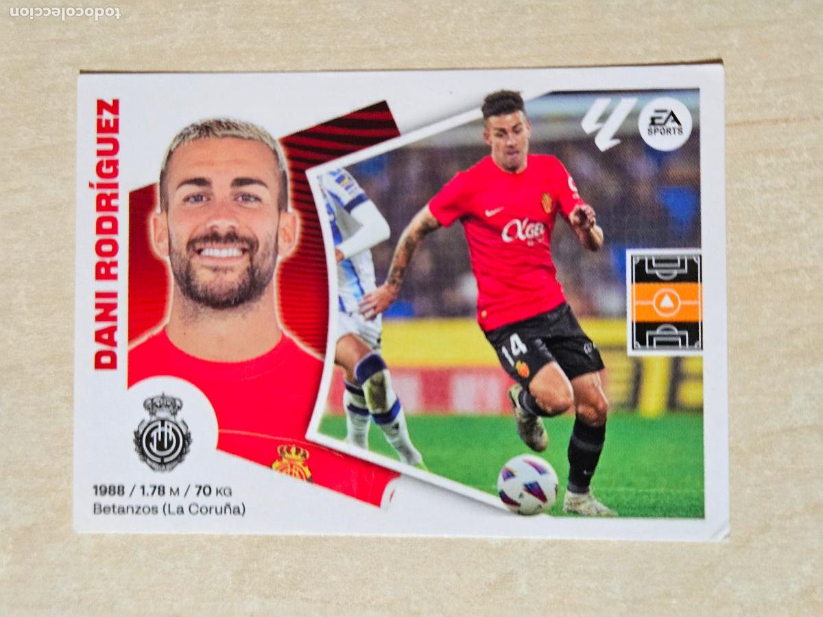 Cartes &agrave; collectionner de Football: 15 DANI RODRIGUEZ - CROMO - ESTE 2024 2025 - 24 25 - CROMO SIN PEGAR - MALLORCA