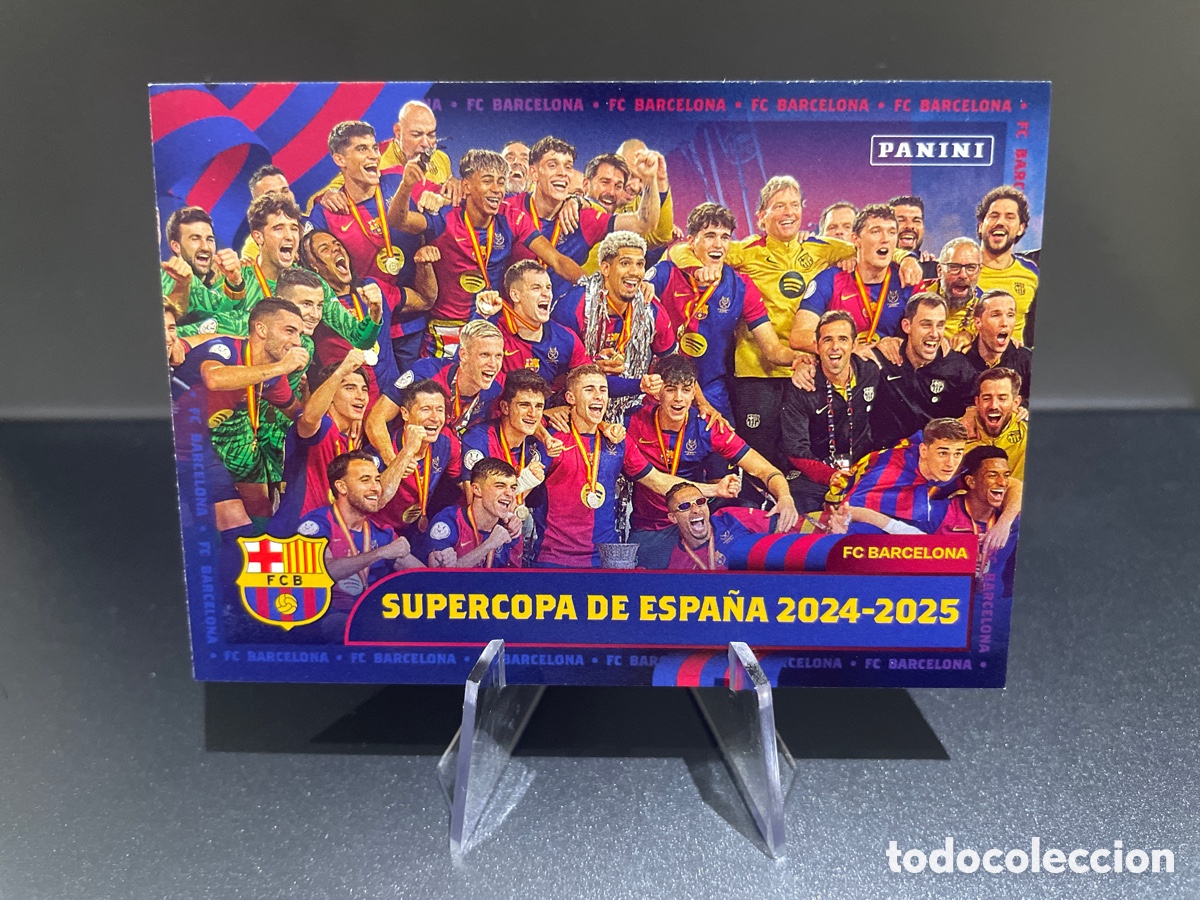 Figurine di Calcio: Campeon Supercopa 3 Yamal Panini Club FC Barcelona 2024-25