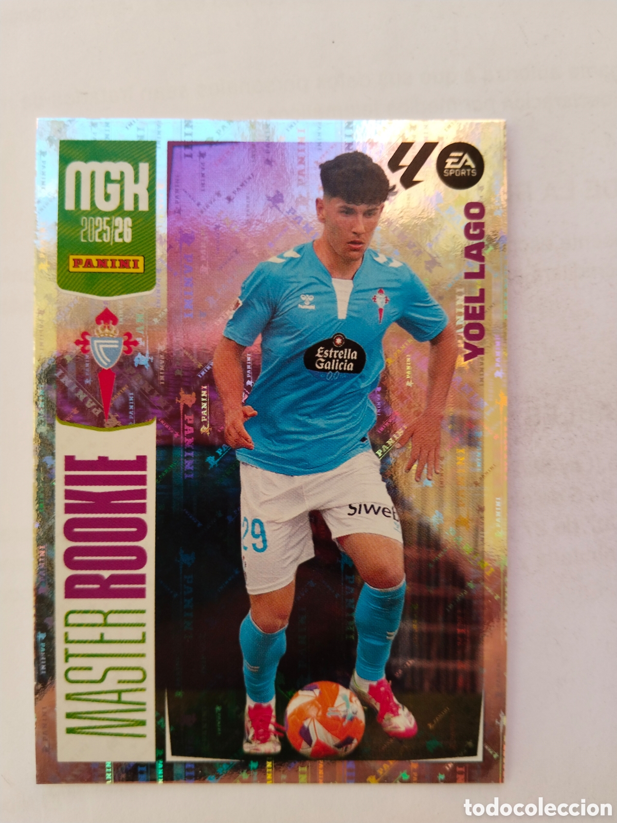 Cromos de F&uacute;tbol: Megacracks 2025-26 n&deg; 423 Yoel Lago - Celta de Vigo ( master rookie )