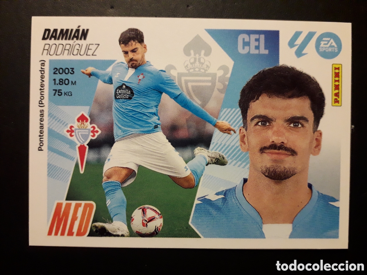 Cromos de F&uacute;tbol: DAMI&Aacute;N CELTA DE VIGO N&deg; 13 ED ESTE 2025 2026 25 26 SIN PEGAR PEDIDO M&Iacute;NIMO 3&euro;