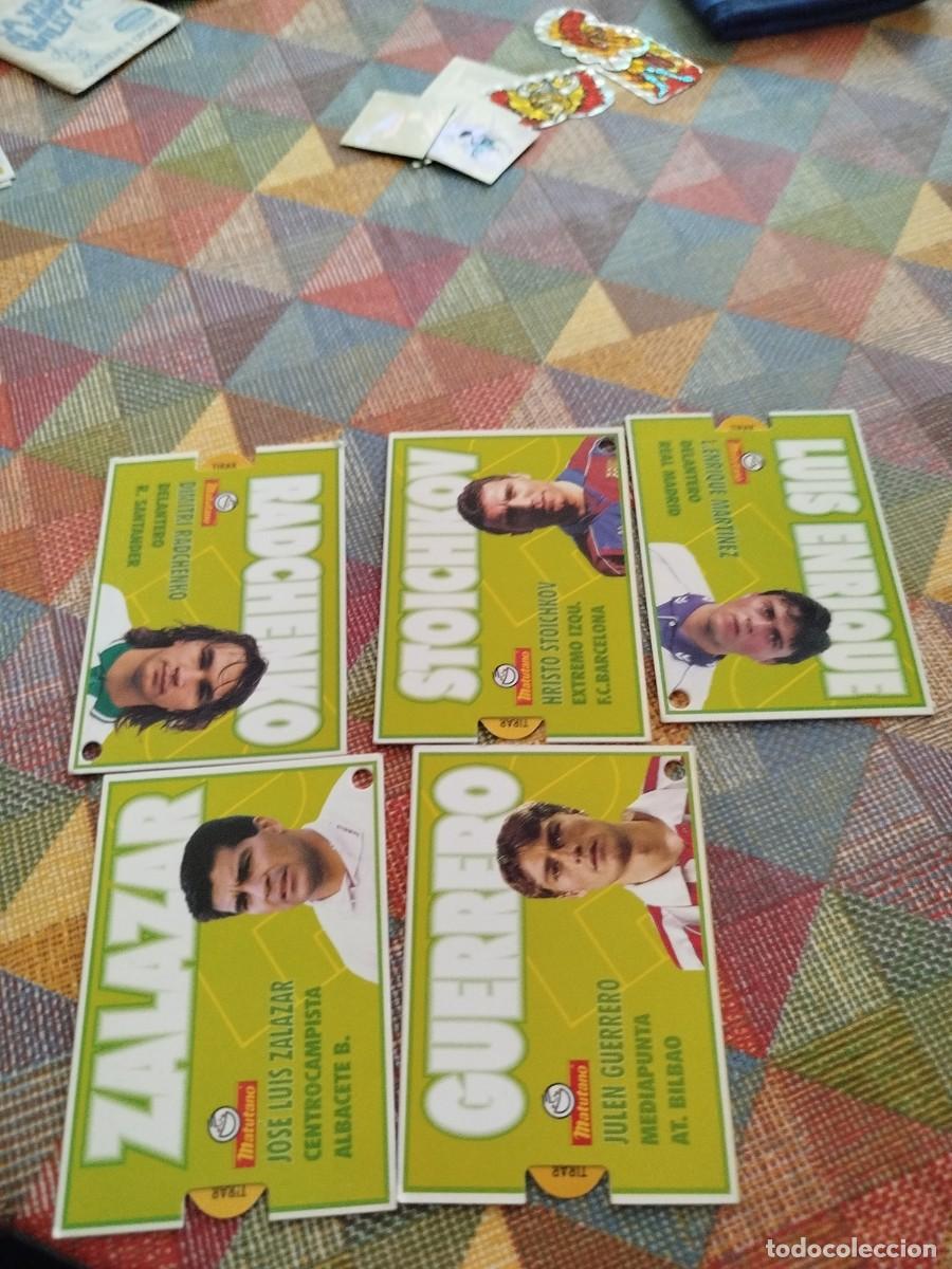 Cromos de F&uacute;tbol: Lote de 5 fichas jugadores de f&uacute;tbol de Matutano