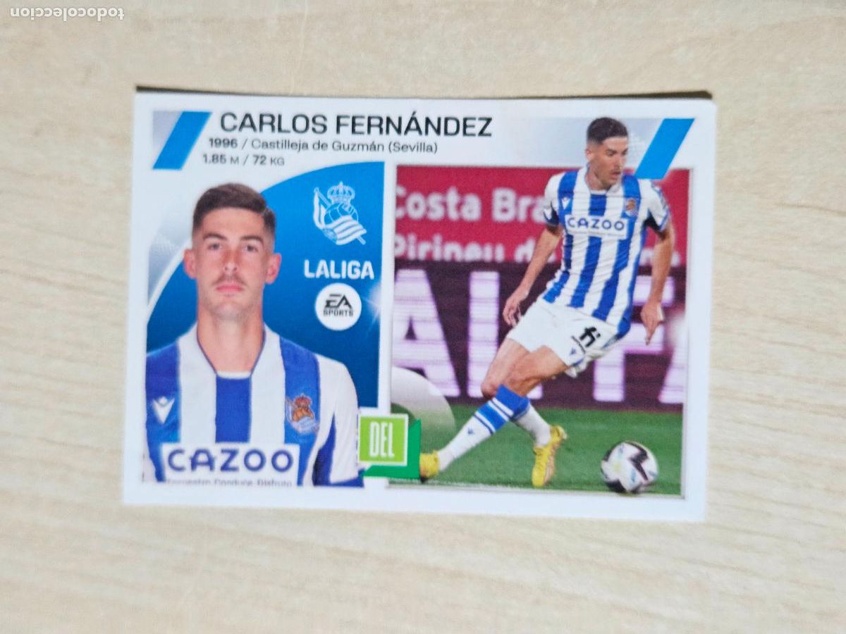 Cromos de Futebol: 19B CARLOS FERNANDEZ - CROMO - ESTE 2023 2024 - 23 24 - CROMO SIN PEGAR - REAL SOCIEDAD