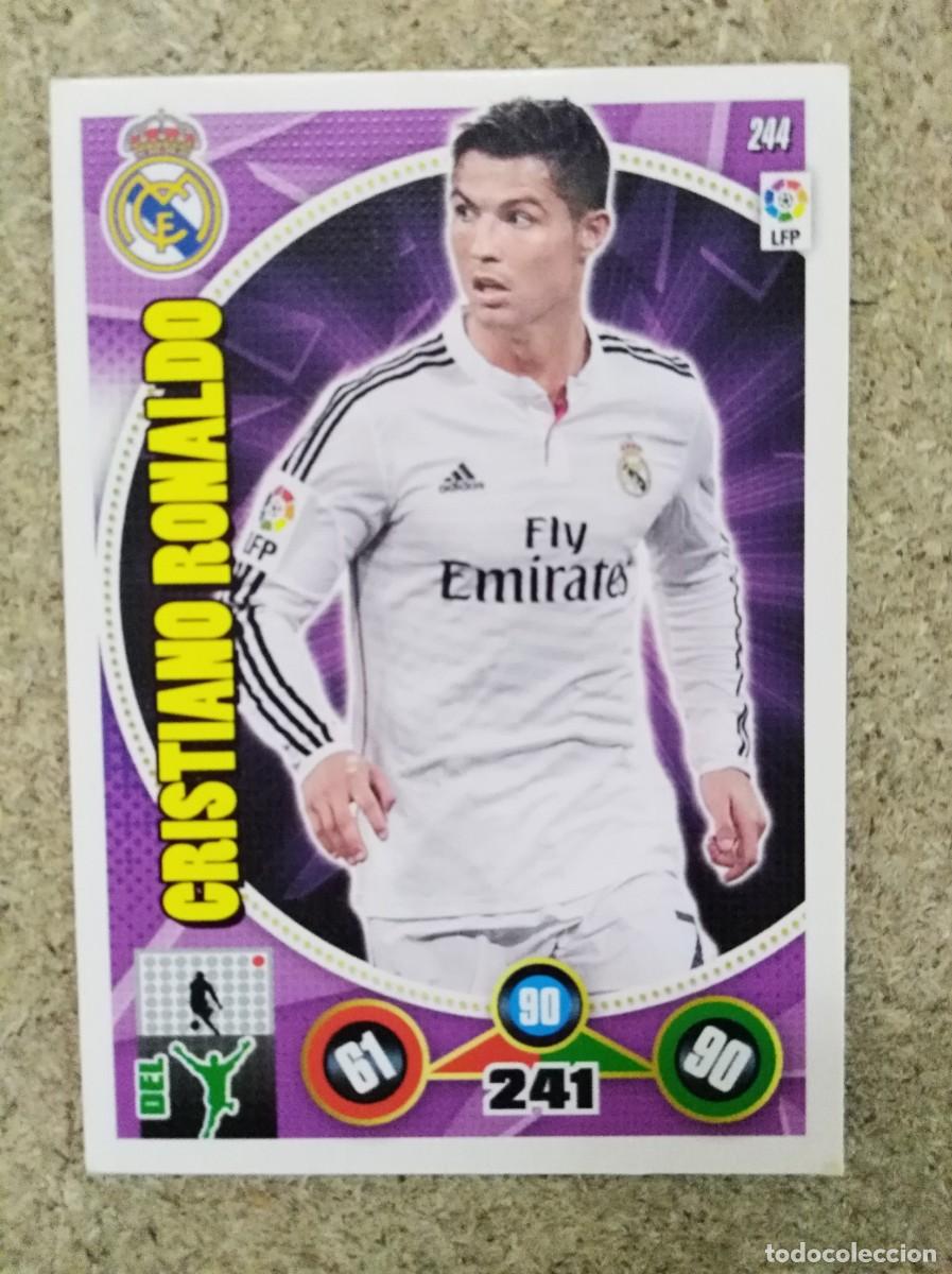 Figurine di Calcio: Cromo Futbol Liga 2014-15 Adrenalyn XL 244.Cristiano Ronaldo.Real Madrid.Panini