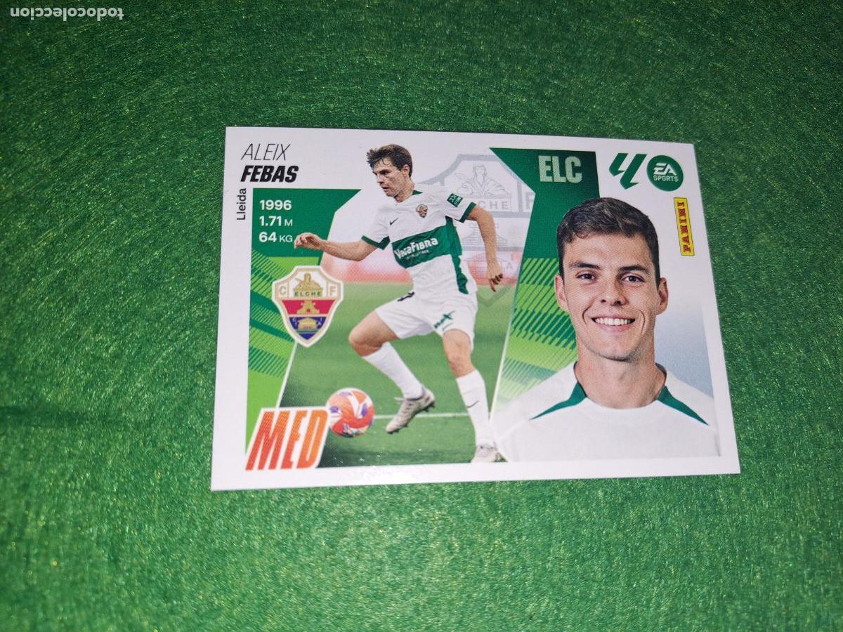 Cartes &agrave; collectionner de Football: liga este 2025 2026 25 26 nuevo elche n&ordm; 11 febas