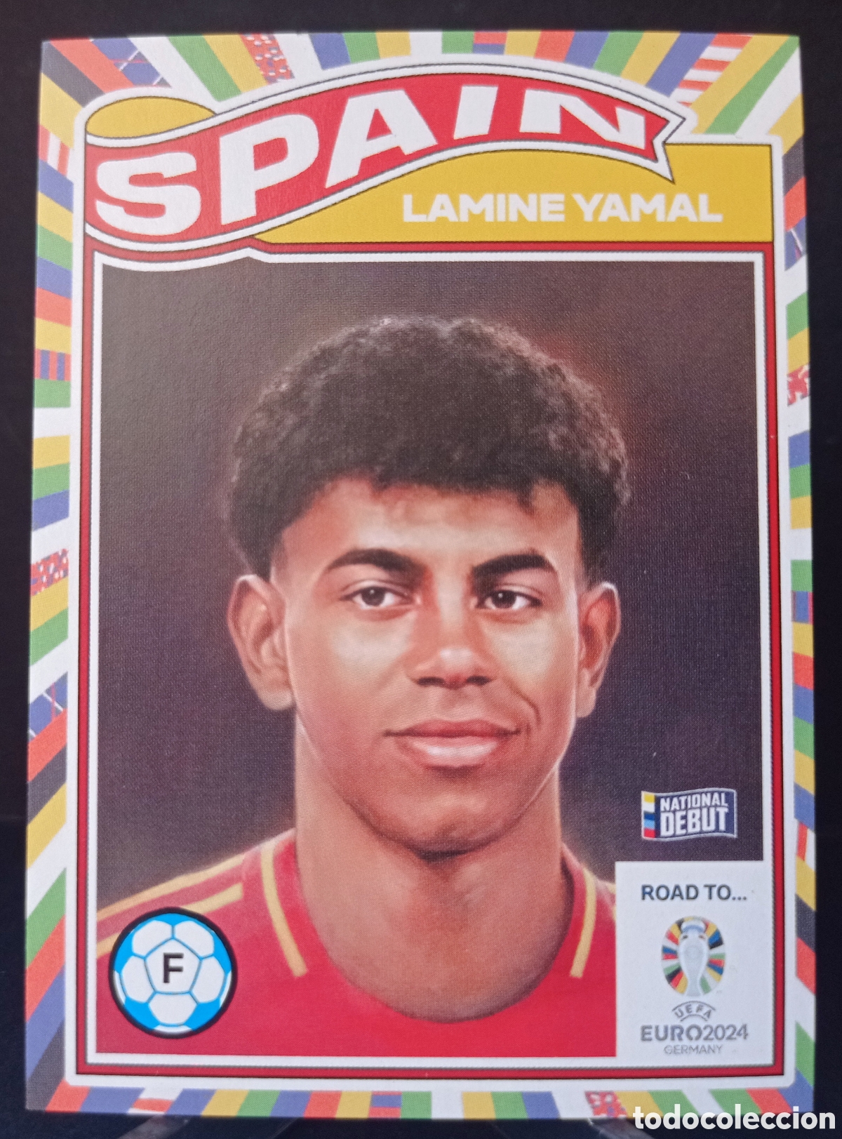 Cromos de F&uacute;tbol: LAMINE YAMAL NATIONAL DEBUT ESPA&Ntilde;A