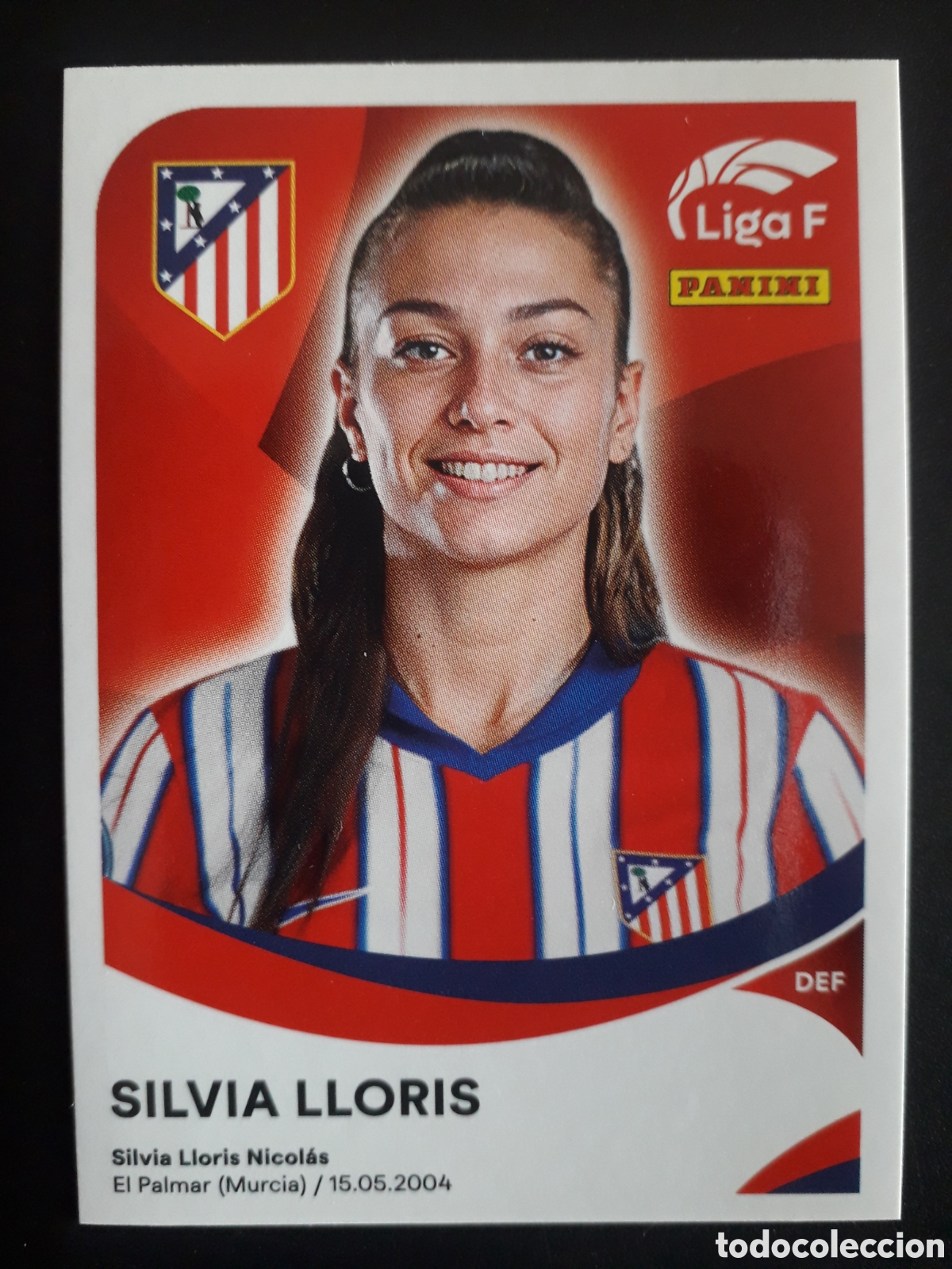 Fu&szlig;ball-Sticker: SILVIA LLORIS AT MADRID N&deg; 29 LIGA F FEMENINA 2024 2025 24 25 PANINI PEDIDO M&Iacute;NIMO 3&euro;