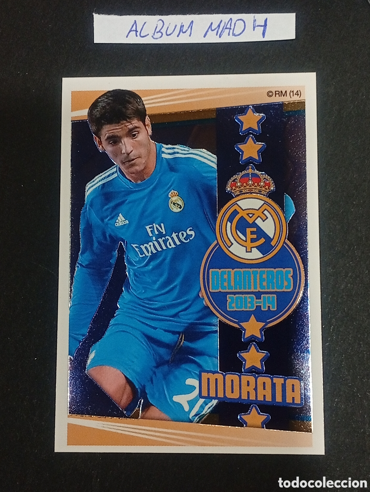 Cromos de F&uacute;tbol: 185 MORATA REAL MADRID COLECCI&Oacute;N OFICIAL 2013 2014 13 14 PANINi CROMOS STICKERS TOPPS MATCH ATTAX