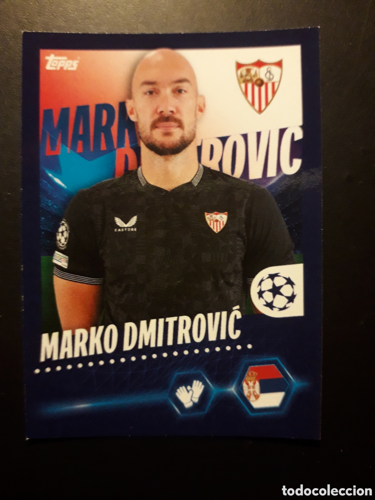 Cromos de F&uacute;tbol: M DMITROVIĆ SEVILLA N&deg; 447 UEFA CHAMPIONS LEAGUE SEASON TOPPS 23 24 2023 2024 PEDIDO M&Iacute;NIMO 3&euro;