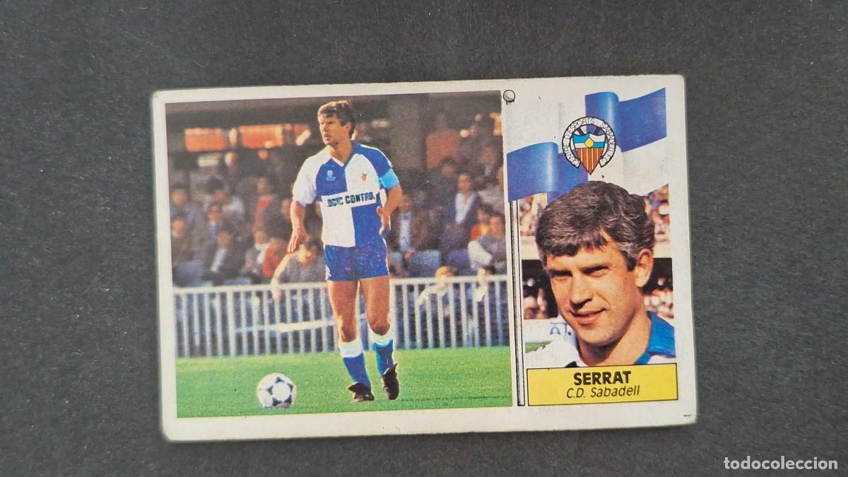 Cromos de F&uacute;tbol: L2 SERRAT C. D. SABADELL LIGA ESTE 1986 1987 86 87 SIN PEGAR NUNCA PEGADO