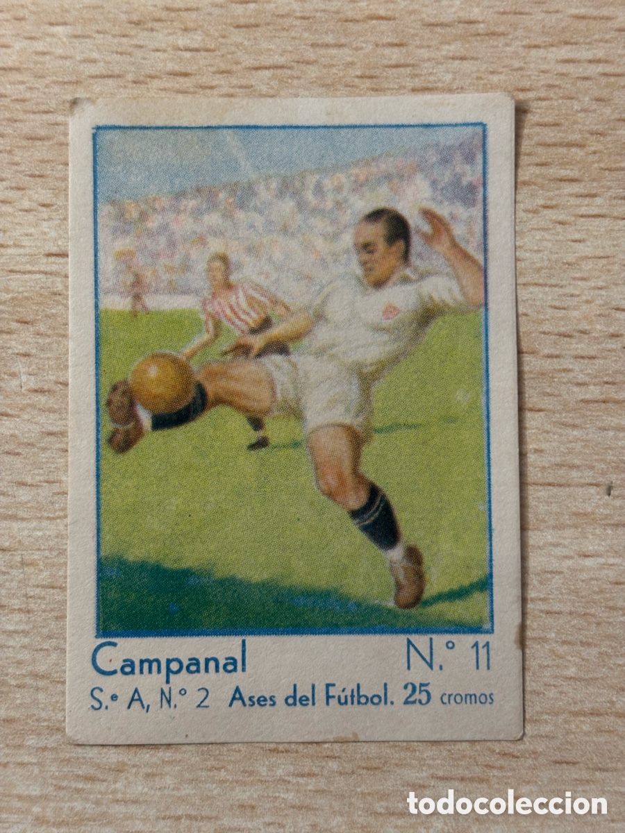 Cromos de Futebol: Campanal Sevilla FC N 11 Ases del Futbol Serie A, N2 sin pegar